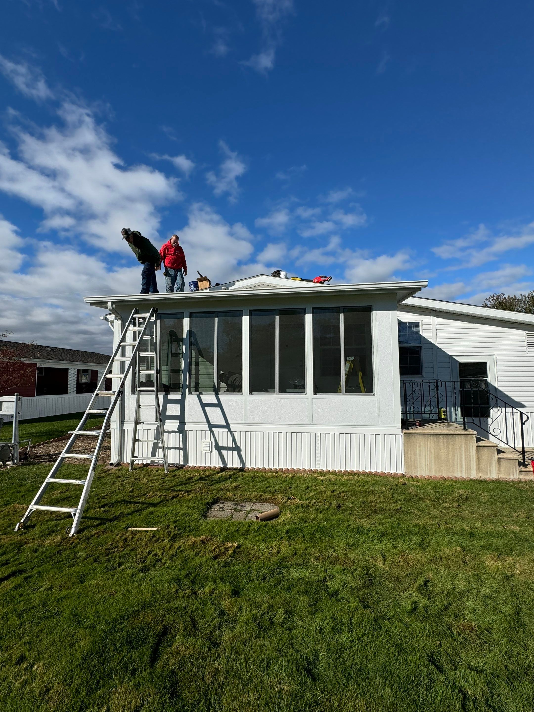 Sunroom Rebuild by Property Revolution 