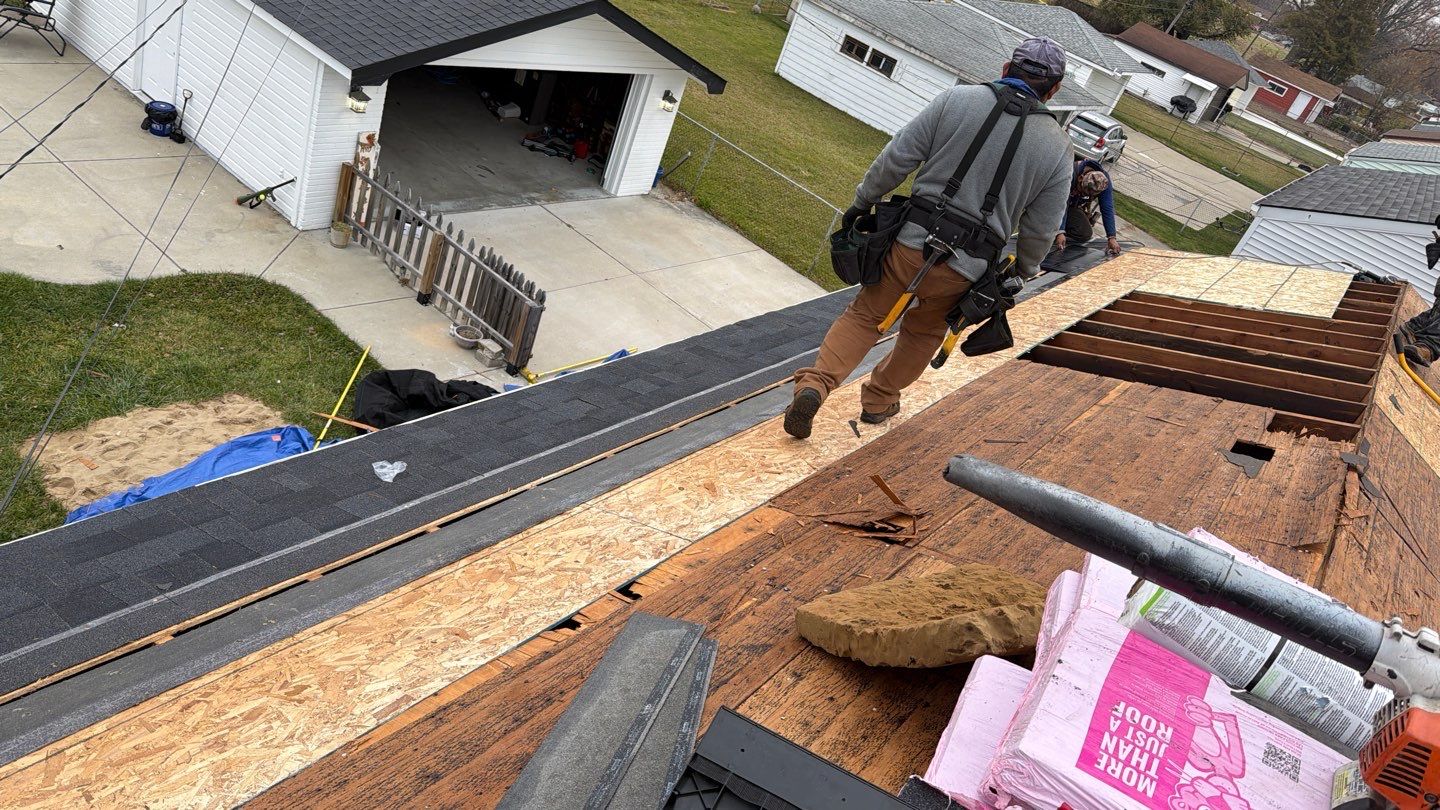 Roof Replacement using Owens Corning Onyx Black by 180 Contractors