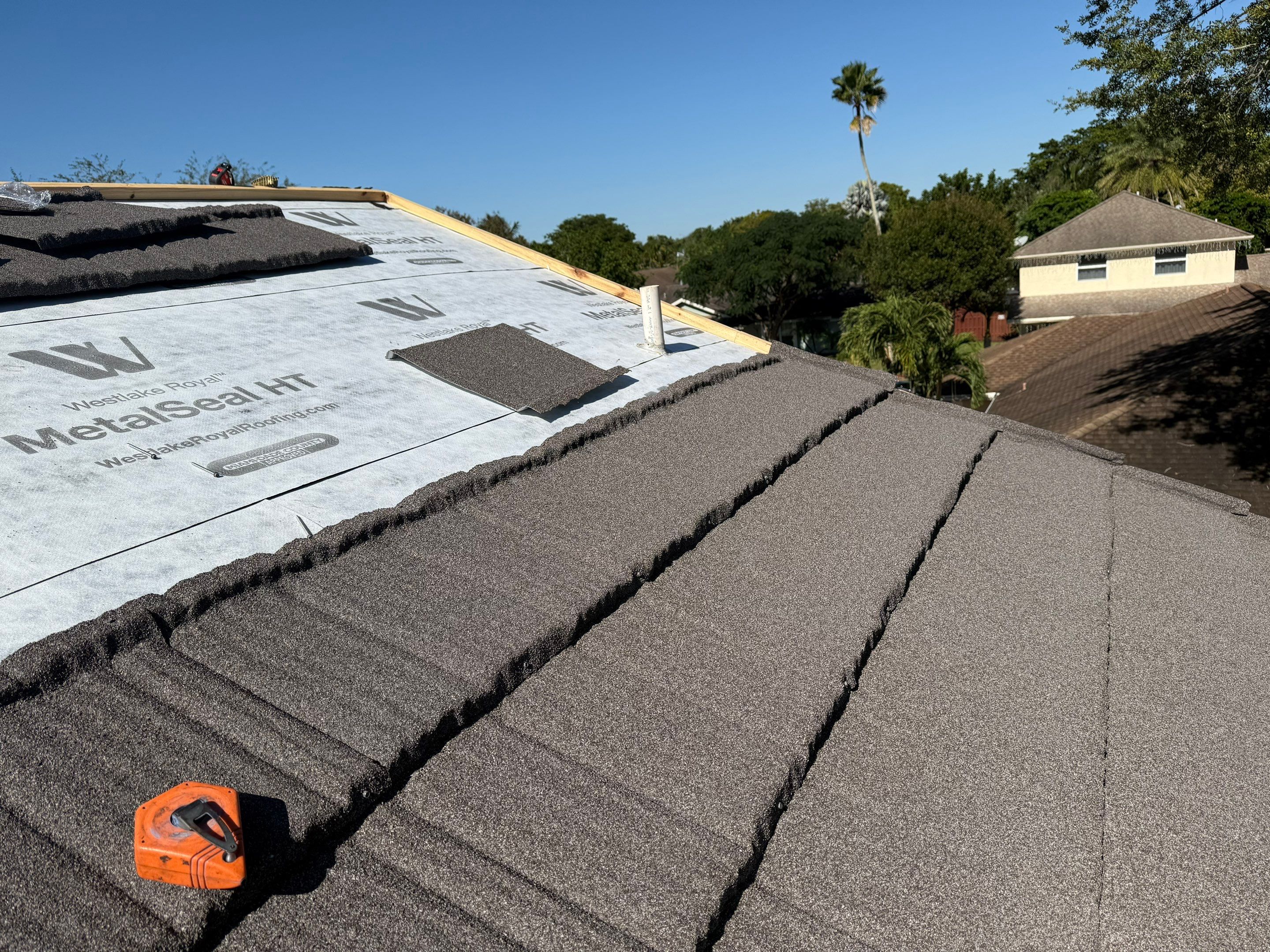 Espresso Stone Coated Steel by Reimagine Roofing