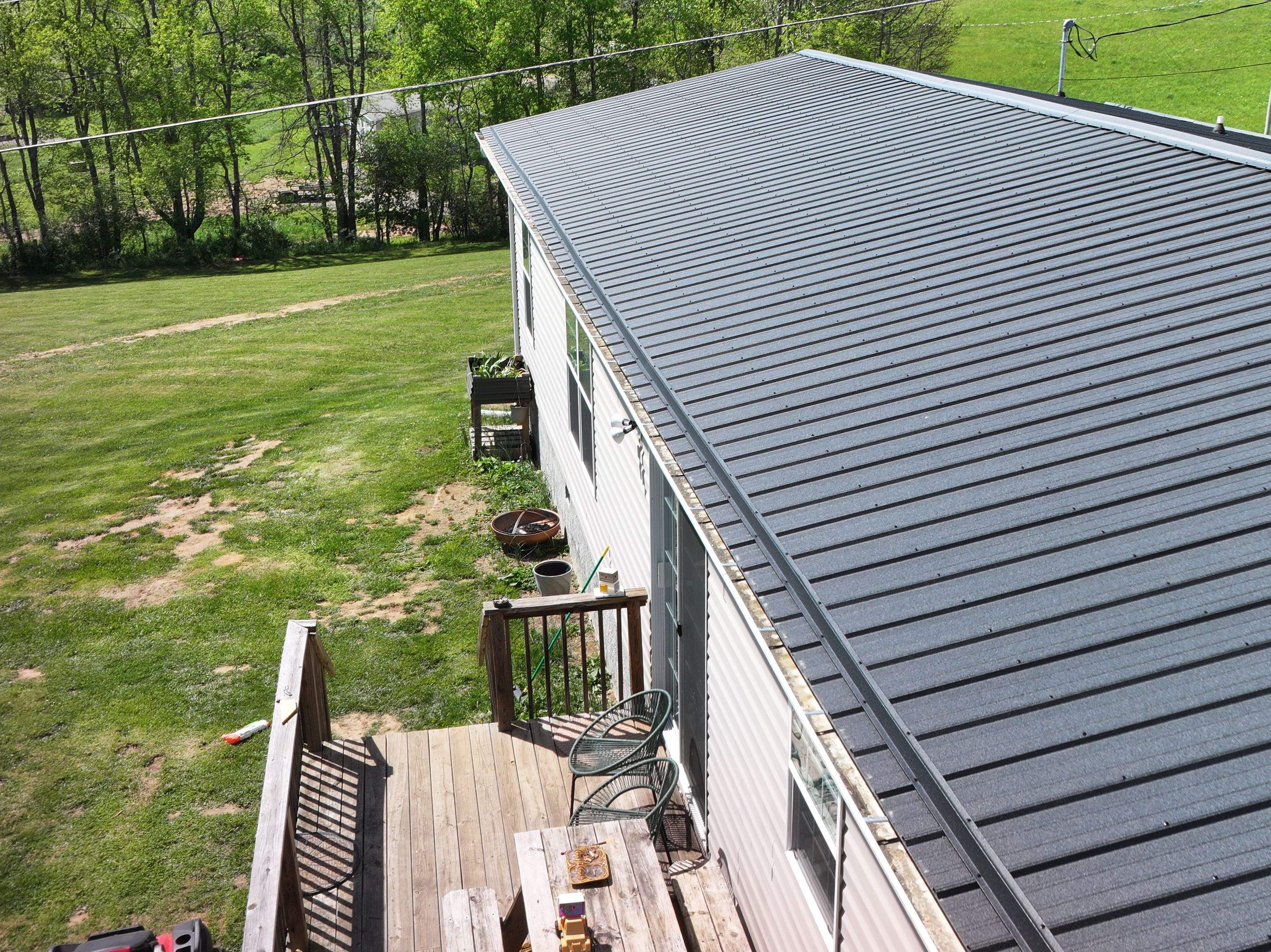 Textured Black AG Panel by Omnia Roofing