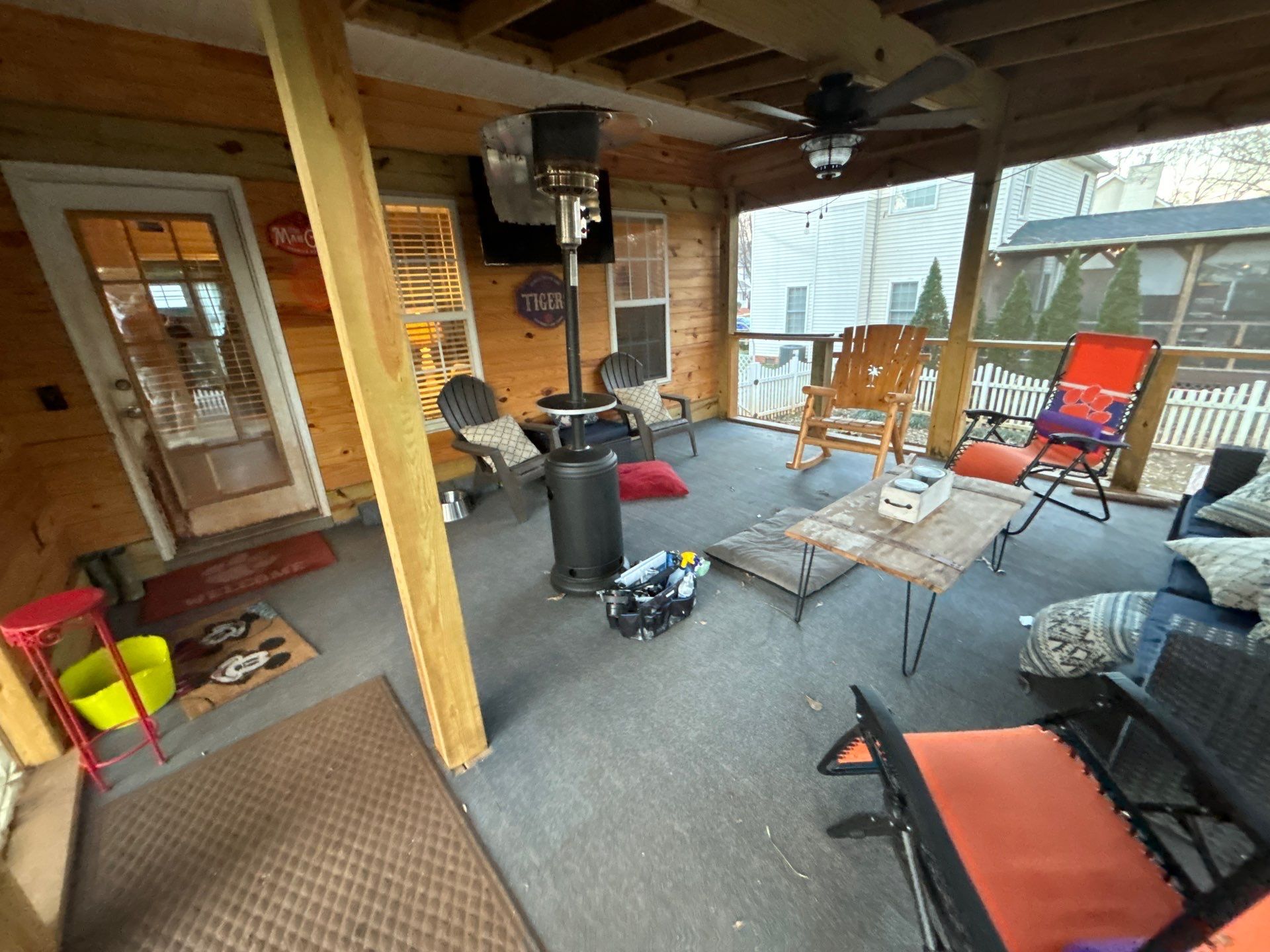 Screened Porch using Wood Sealant by DuraSeal