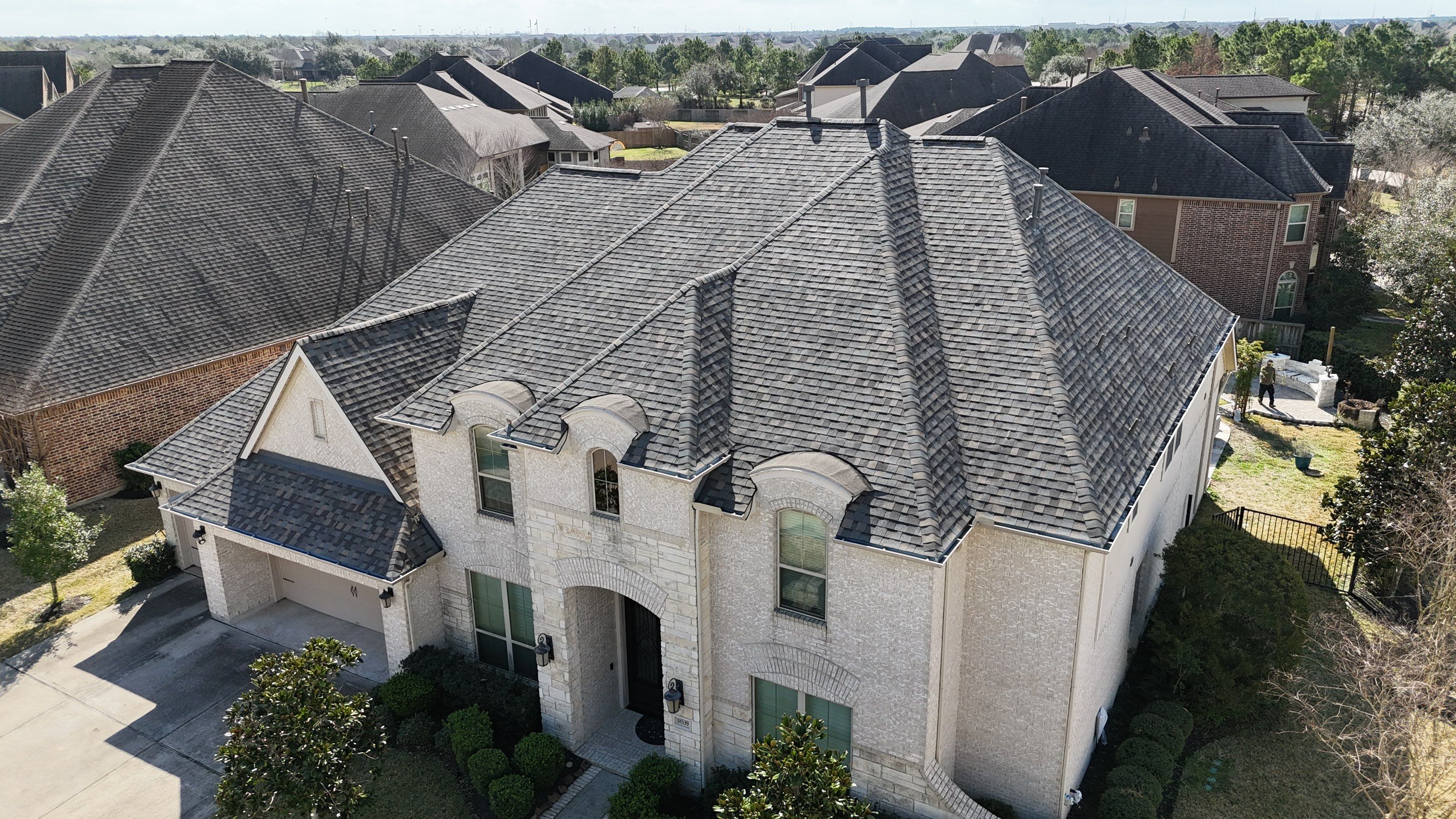 Roof Replacement in Cypress after Customer sustained Hail Damage! by Core Four Roofing
