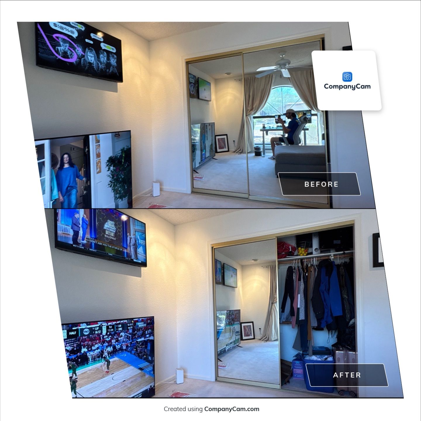 Basement Remodel using Drywall by CompanyCam Sales Demo
