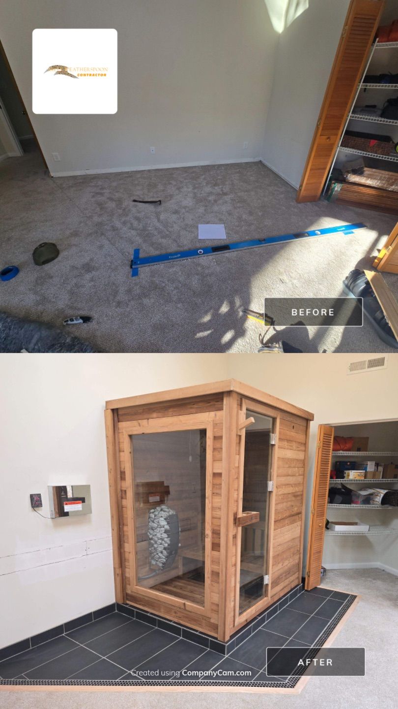 Permeable Paver & Sauna Build by Billy Weatherspoon Contractor