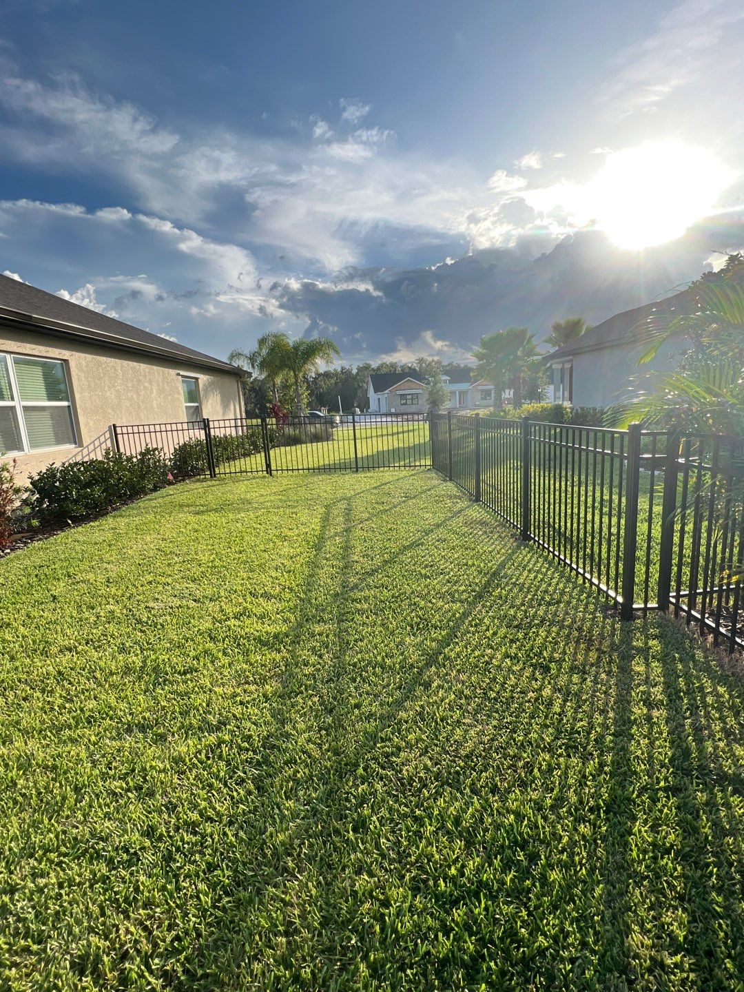 Parrish, FL  Black 3 Rail Aluminum Fence Installation by Asap fence and gates, LLC