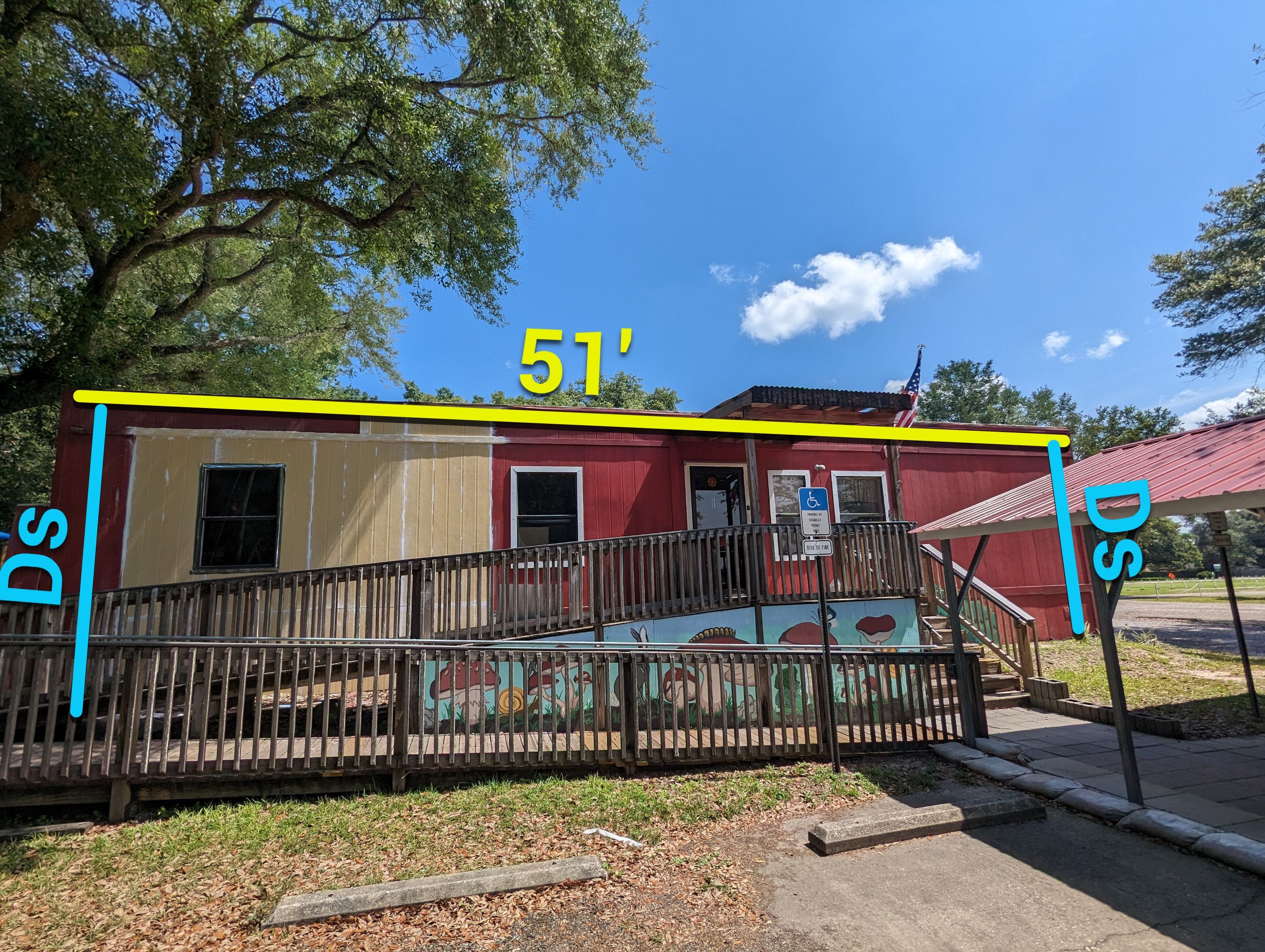 Commercial Gutters using 6 Inch Seamless Gutters in Milton FL by Gutter Professors