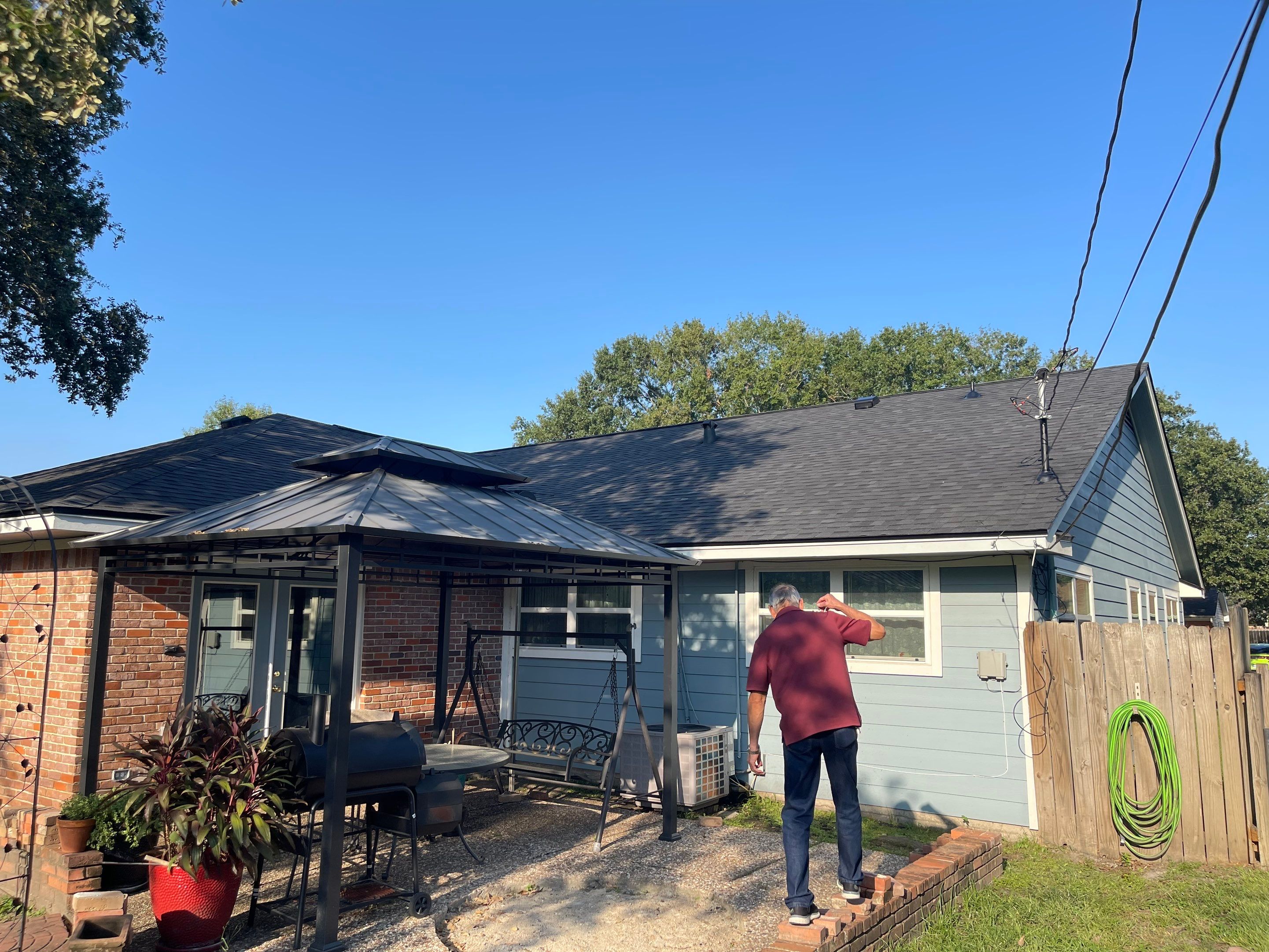 Residential Roofing Installation using Tamko Heritage® Series Rustic Black by CAP Roofing and Construction LLC