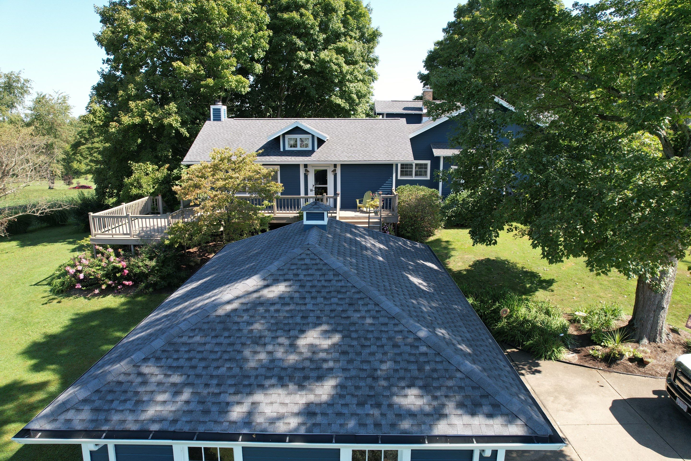 Residential Roofing Installation using GAF Timberline HDZ, Pewter Gray by Rainstoppers Roofing