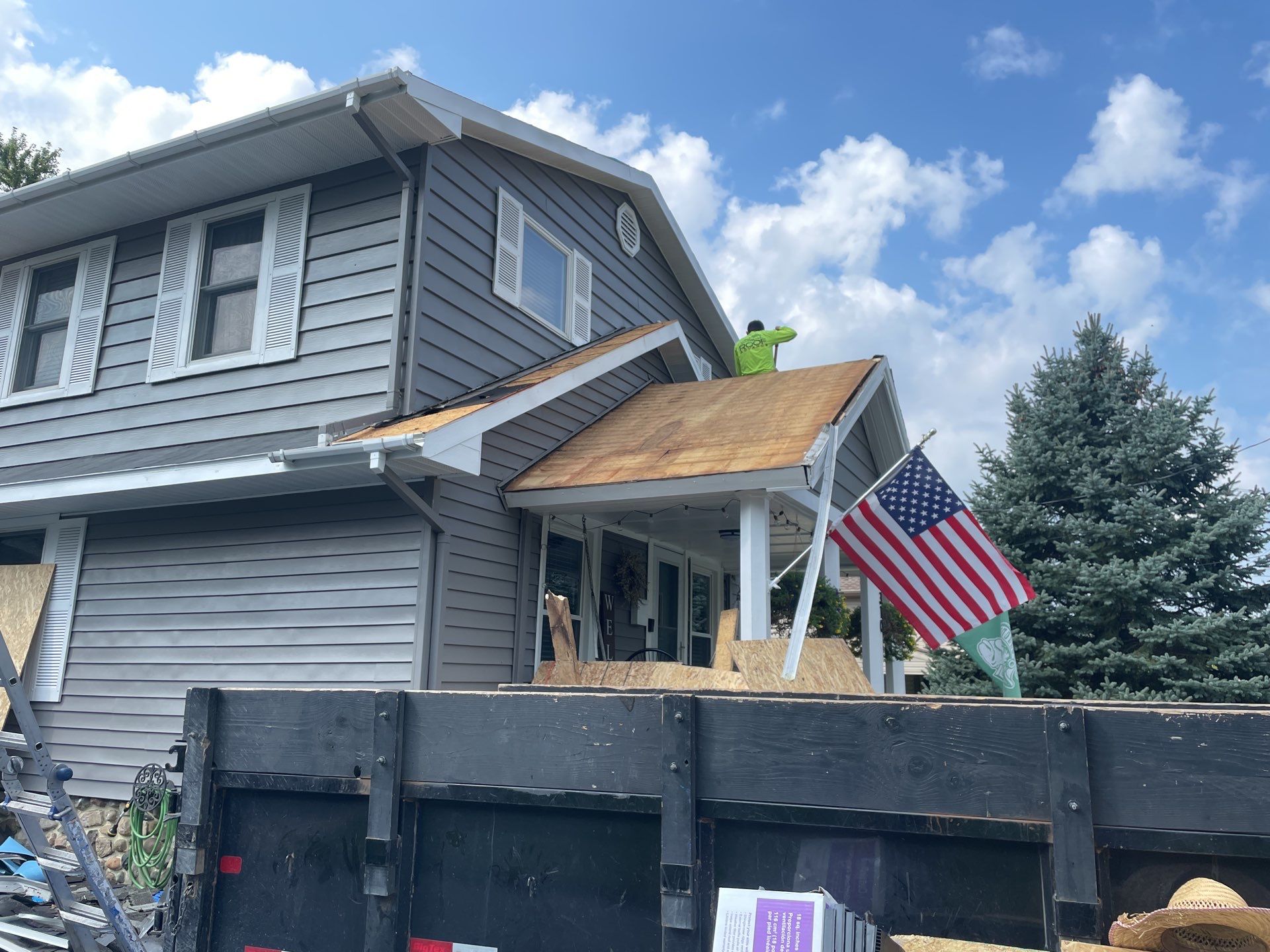 Roof Replacement using CertainTeed Landmark by 180 Contractors