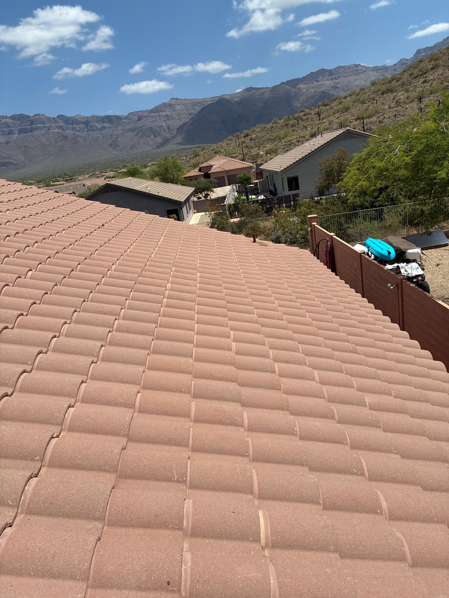 Tile Reset using Concrete Tiles in Gold Canyon by Weather-Tite Roofing