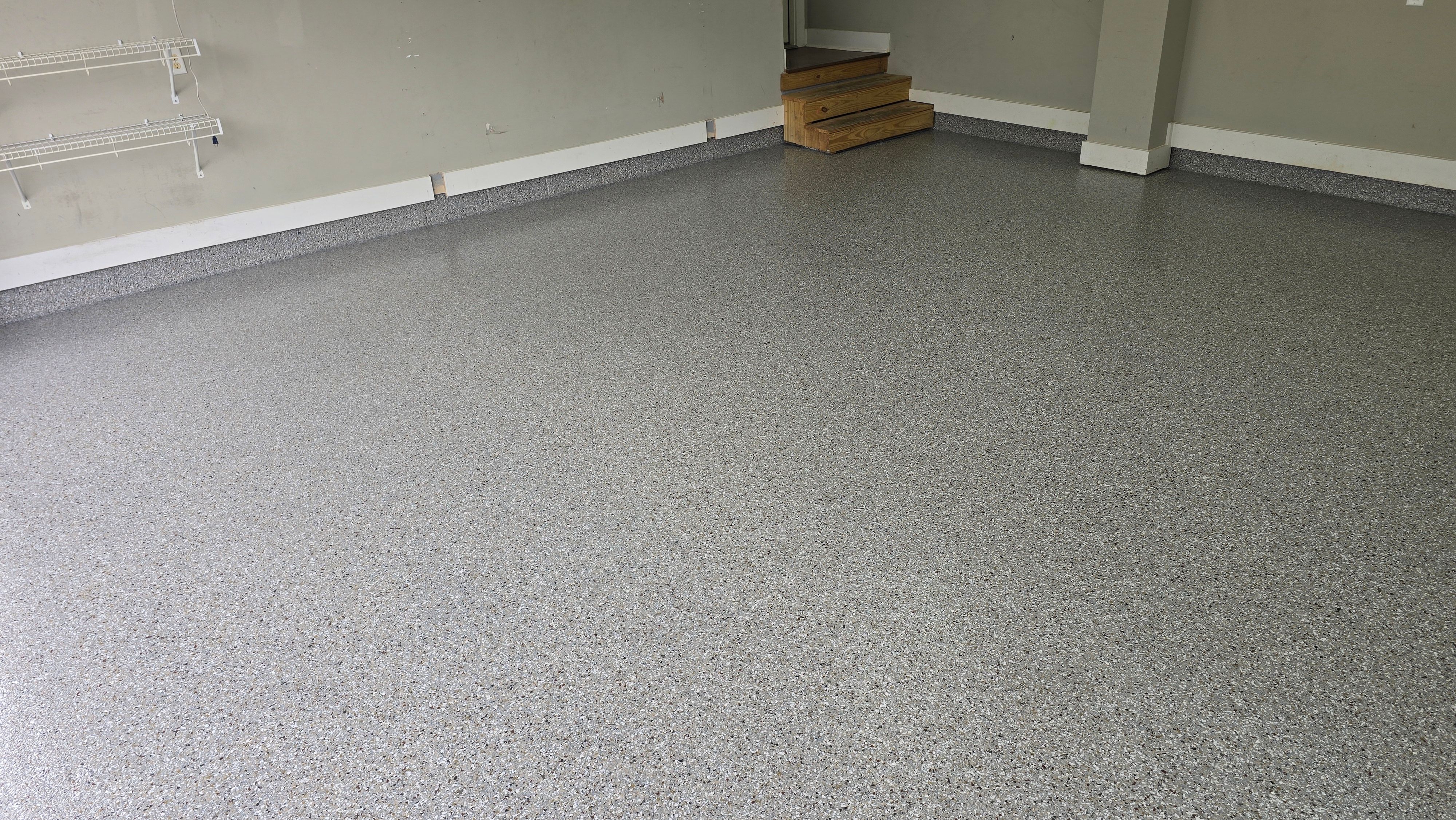 Garage using Creekbed by Elite Floor Solutions