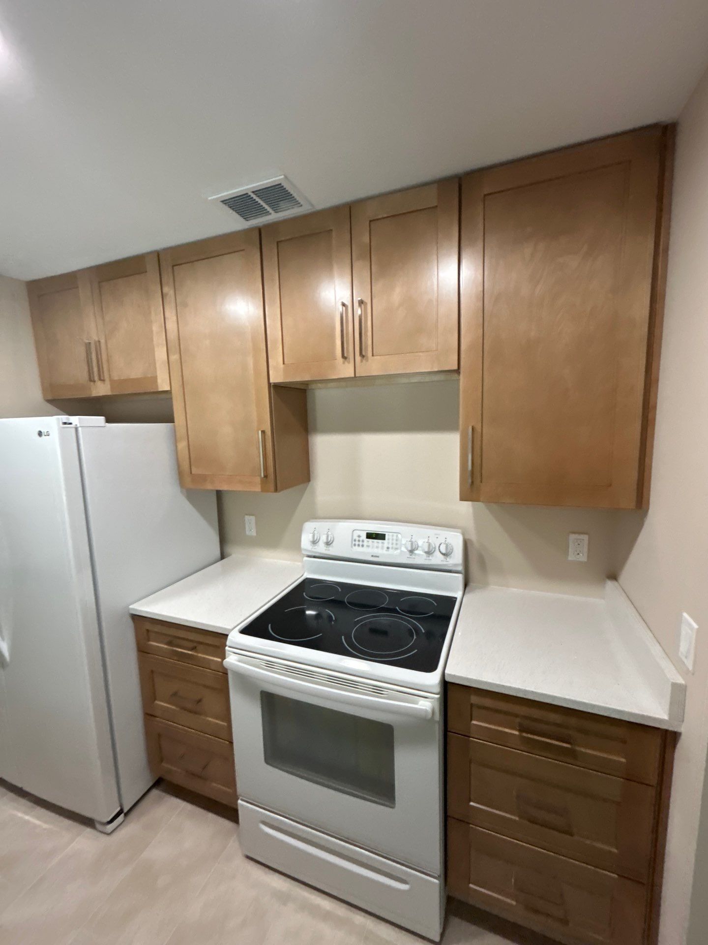 New Sandstone Cabinets with Quartz by Kitchen Tune-Up Lake Mary