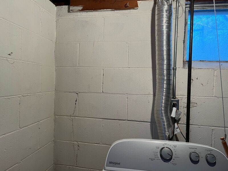 Bowing wall repair with Fortress Invisibeams by ACE Waterproofing & Basement Solutions