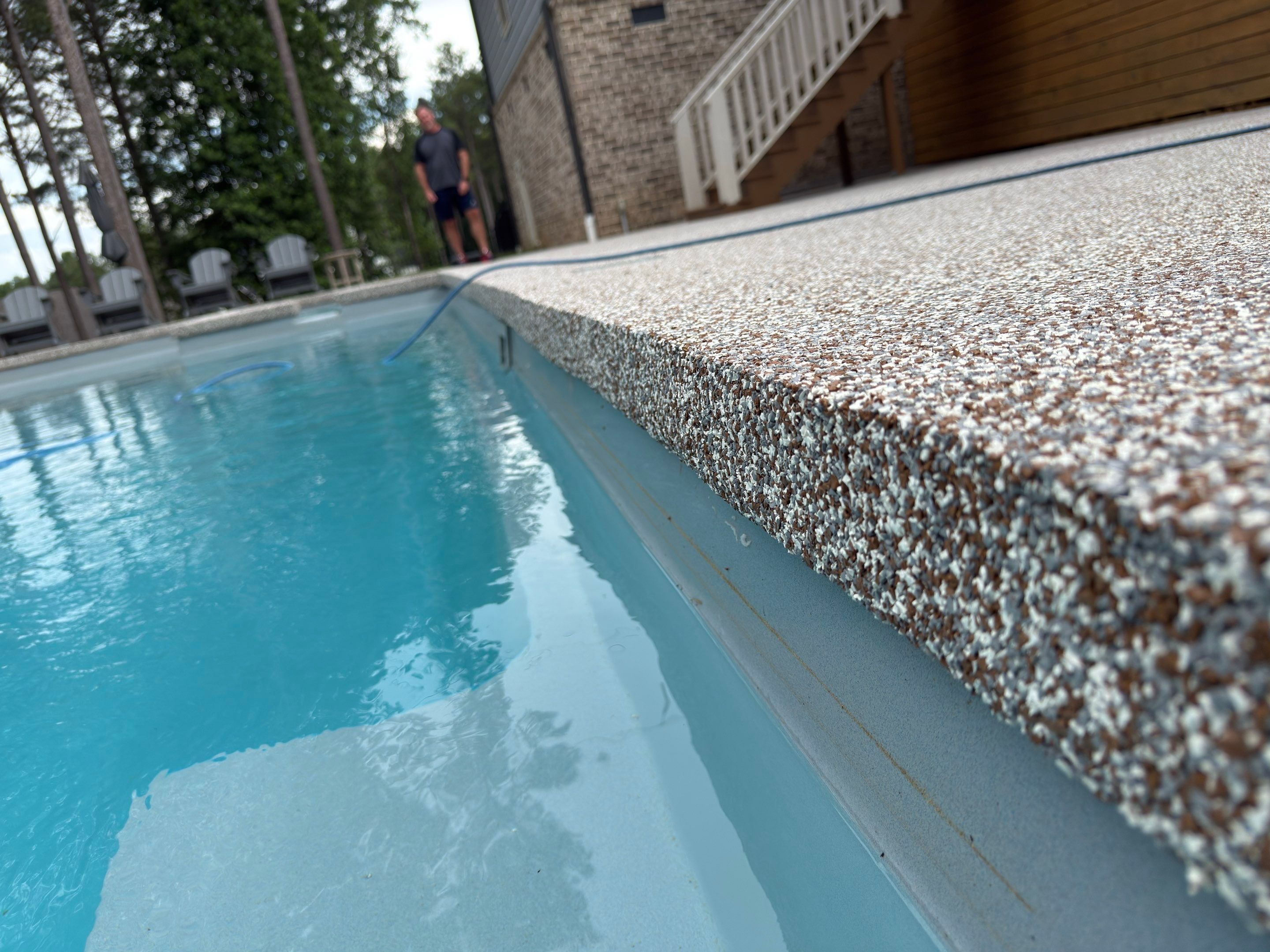 Pool Deck And Verticals Transformation by Elite Floor Solutions
