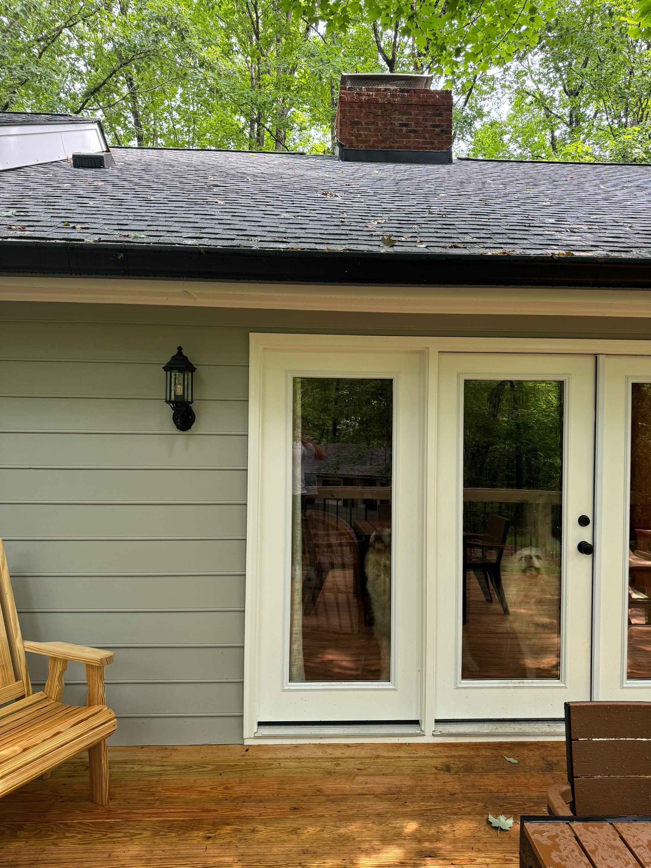 GAF Timberline HDZ Pewter Gray - 5” Black Gutters  by Pro Performance Roofing