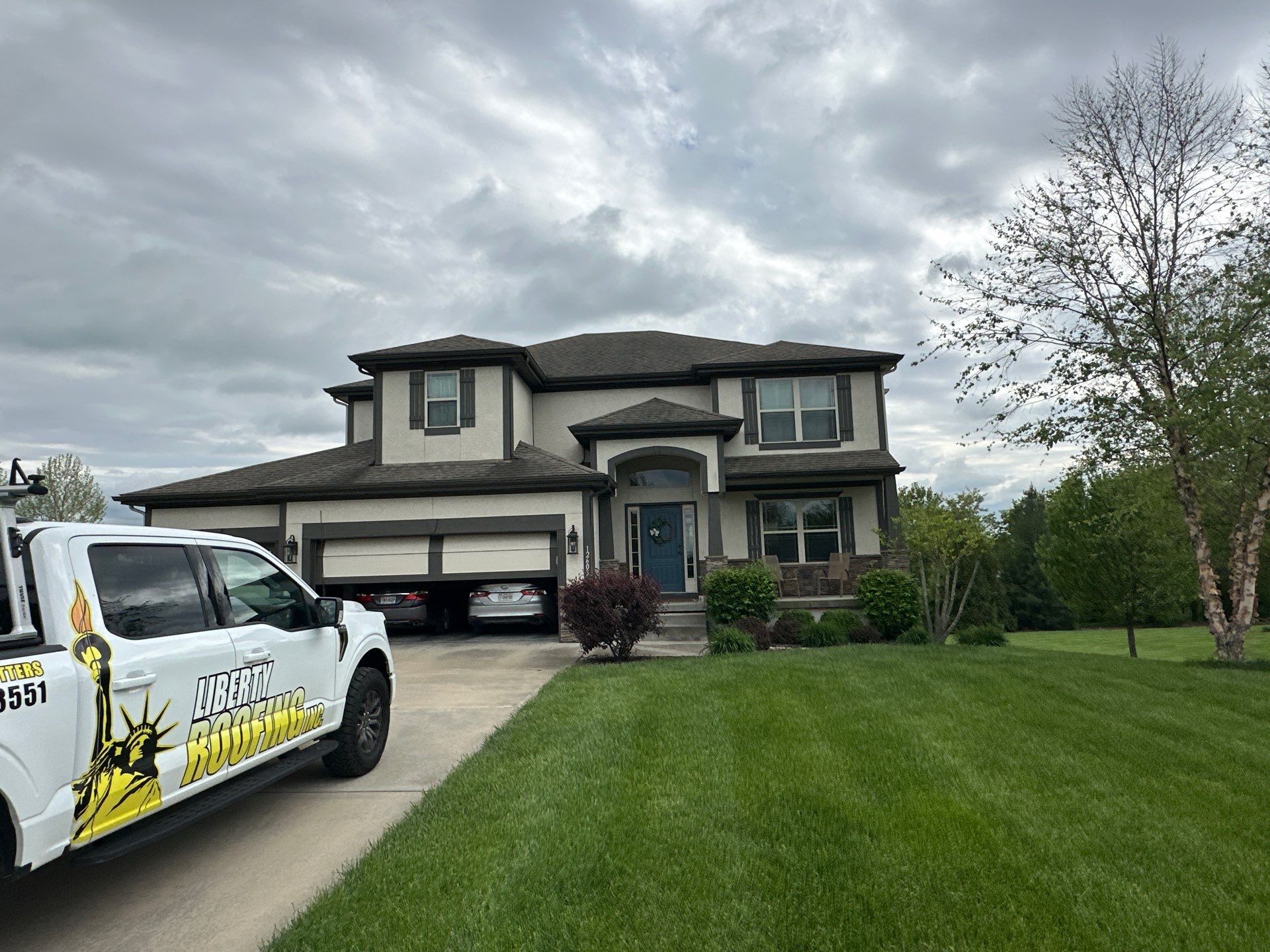 Asphalt Shingle Roof Replacement and Pipe Boot Installation in Kearney by Liberty Roofing