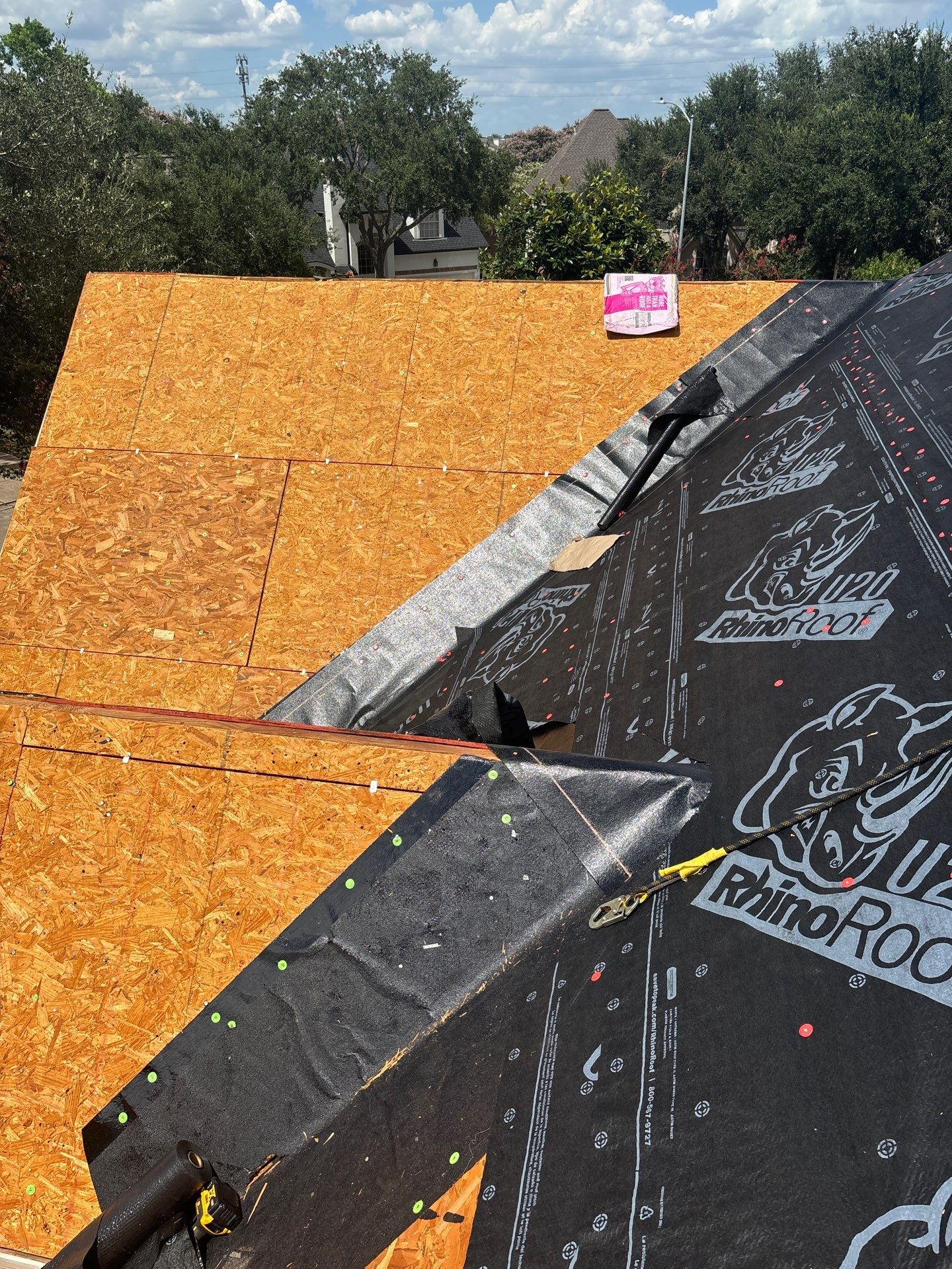 Residential Roofing Installation using Owen's Corning Duration (Lifetime) Shingles by Roof Repair Company
