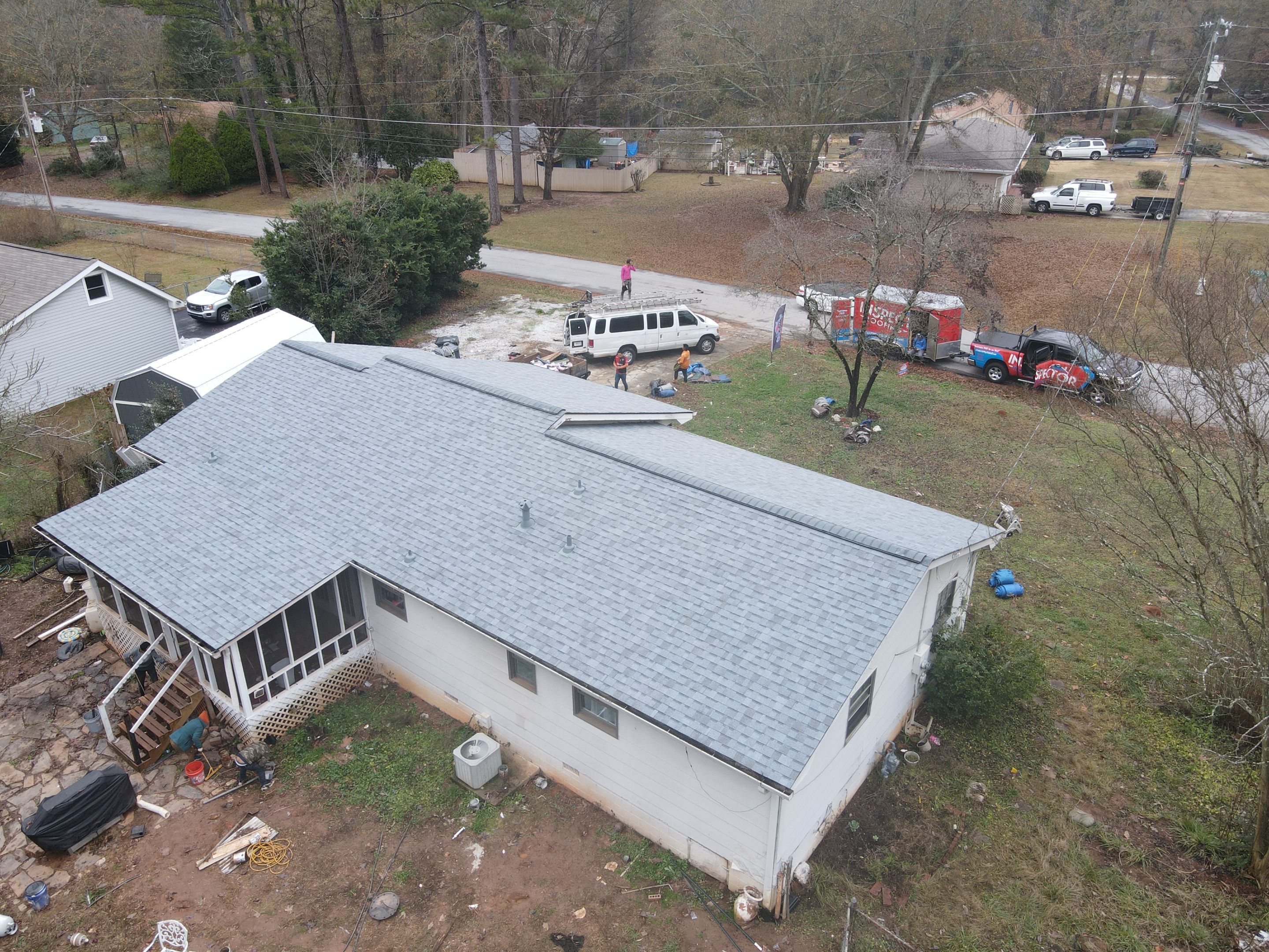 Residential Roofing Installation using Owens Corning by Inspector Roofing and Restoration