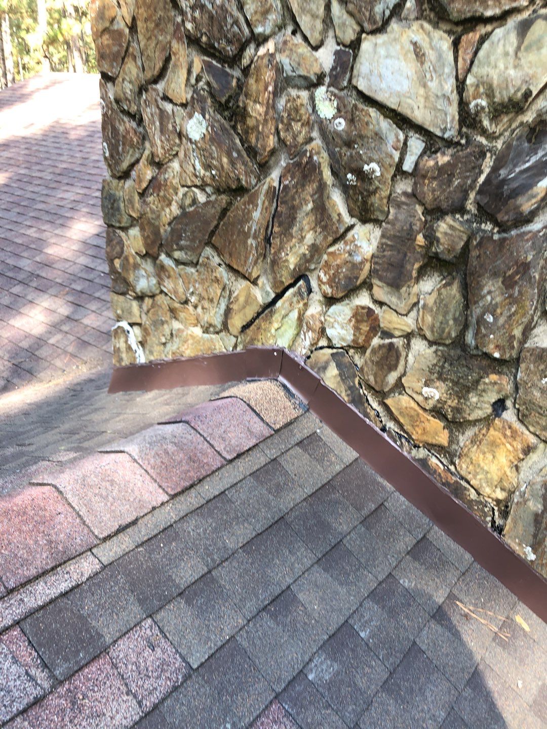 Chimney Flashing using Roof Repair by American Roofing NC