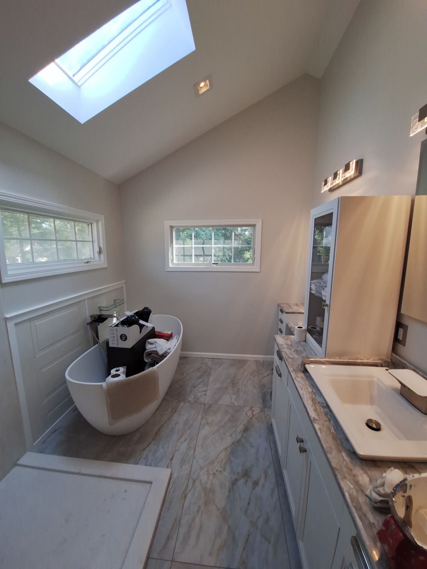 Interior Renovation and Multi-Level Deck Staining in Norton Shores by Gordon Painting