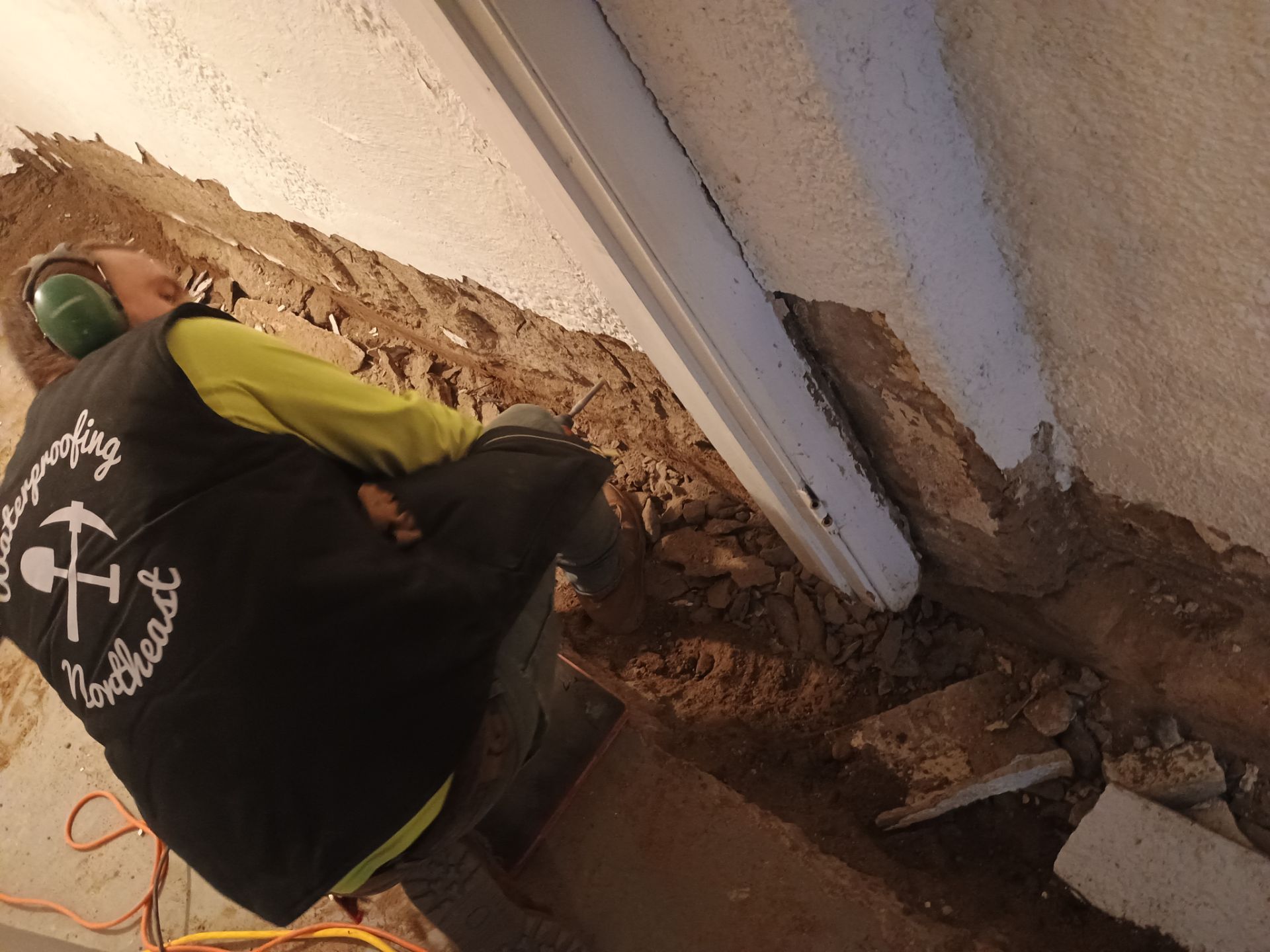 Basement Waterproofing in South MPLS for Andrew by Waterproofing Northeast