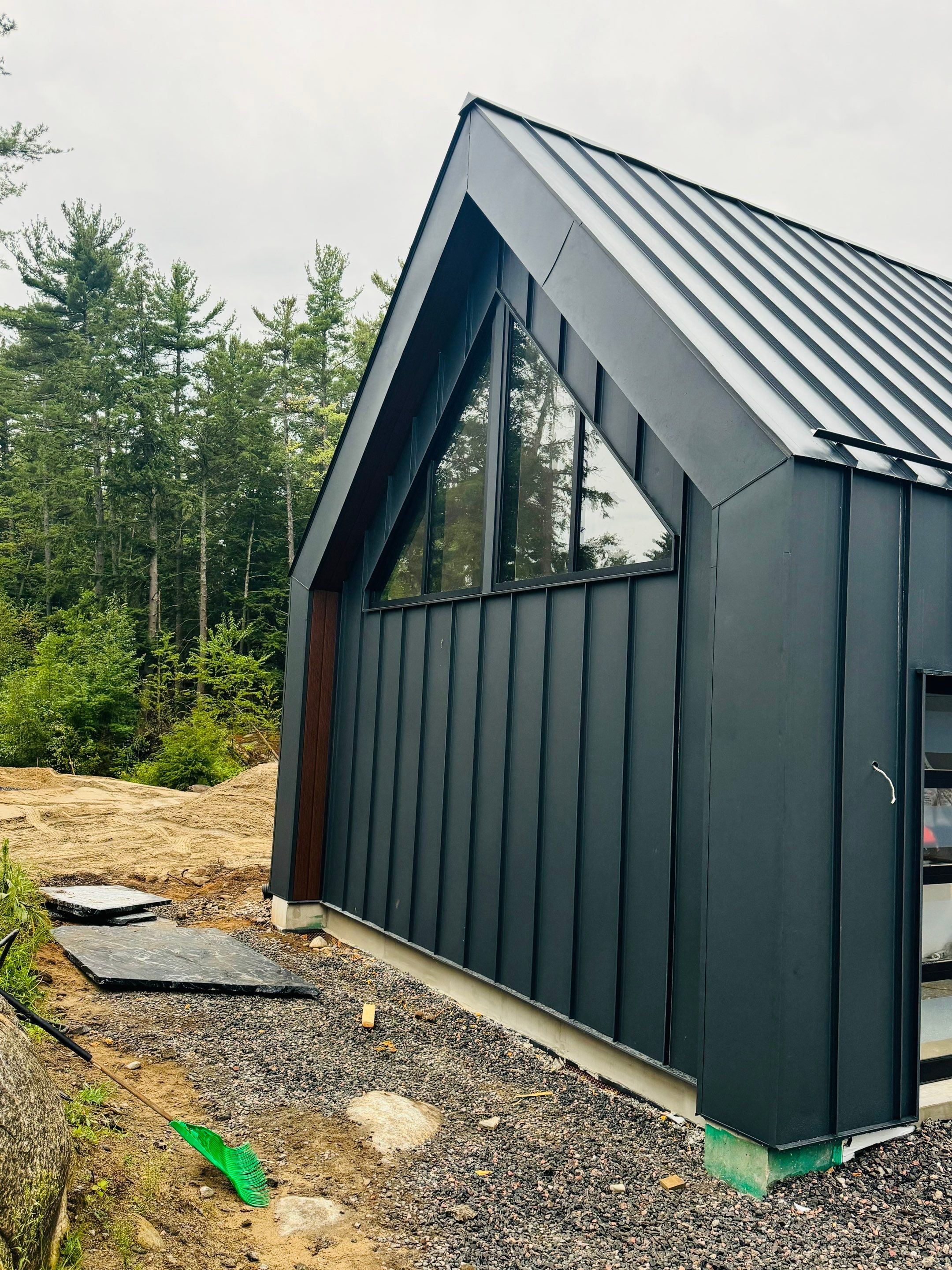 Standing Seam Metal Roof - Custom Coping and Flashing  by Jay Carter Roofing & Sheet Metal