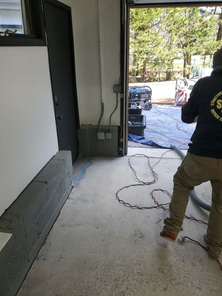 Garage Floor Coating using Penntek in Domino by Spectrum Painting, LLC