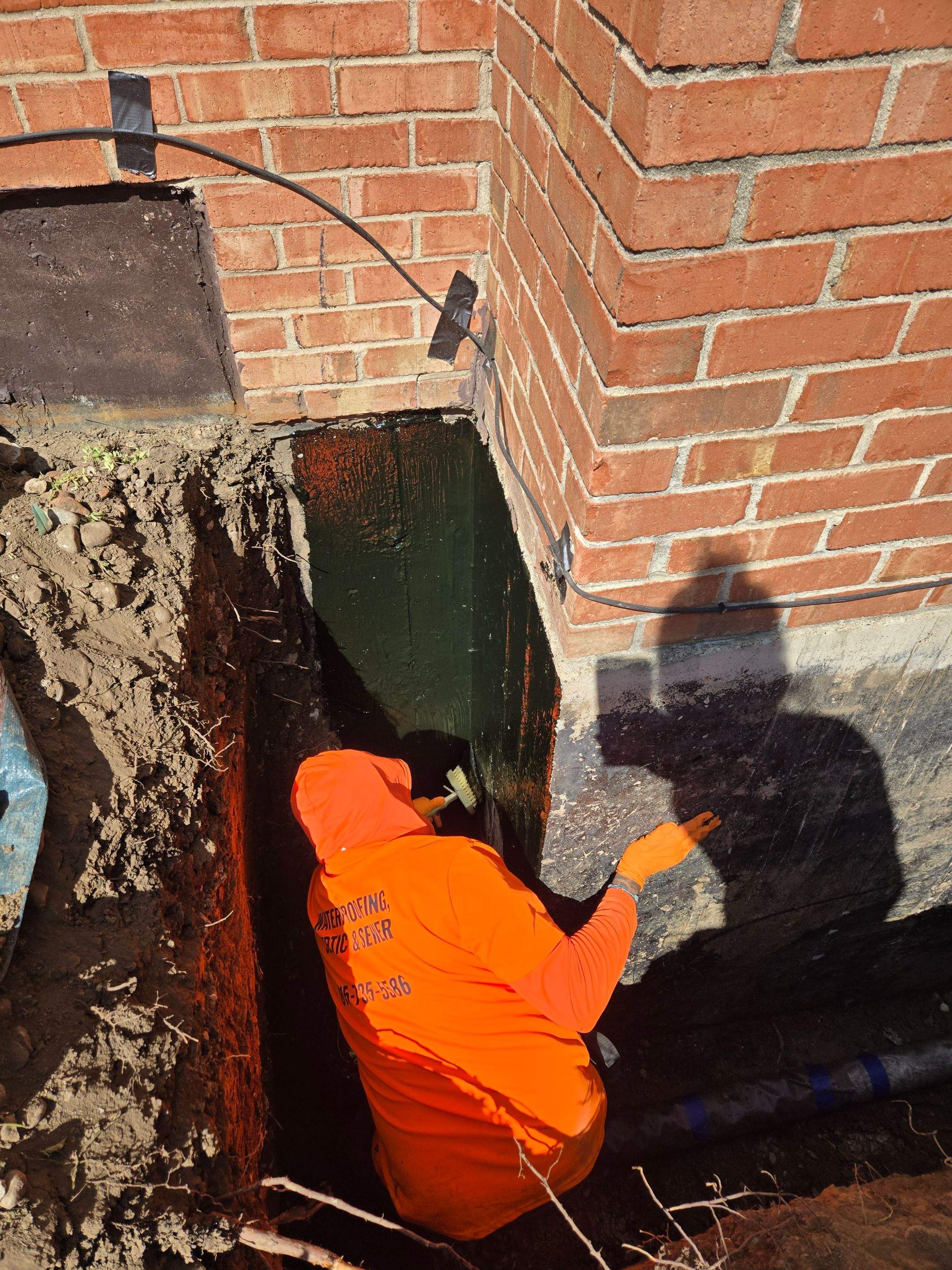 Complete Exterior Waterproofing Defense System by Allied Water Services