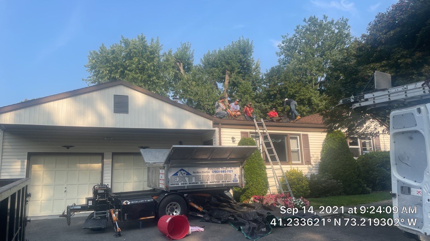 Residential Roofing Installation using Owens Corning Duration Brownwood by A Plus Exterior