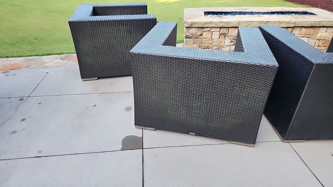 concrete Clean using cleaner by G&H Home Tech Pros LLC