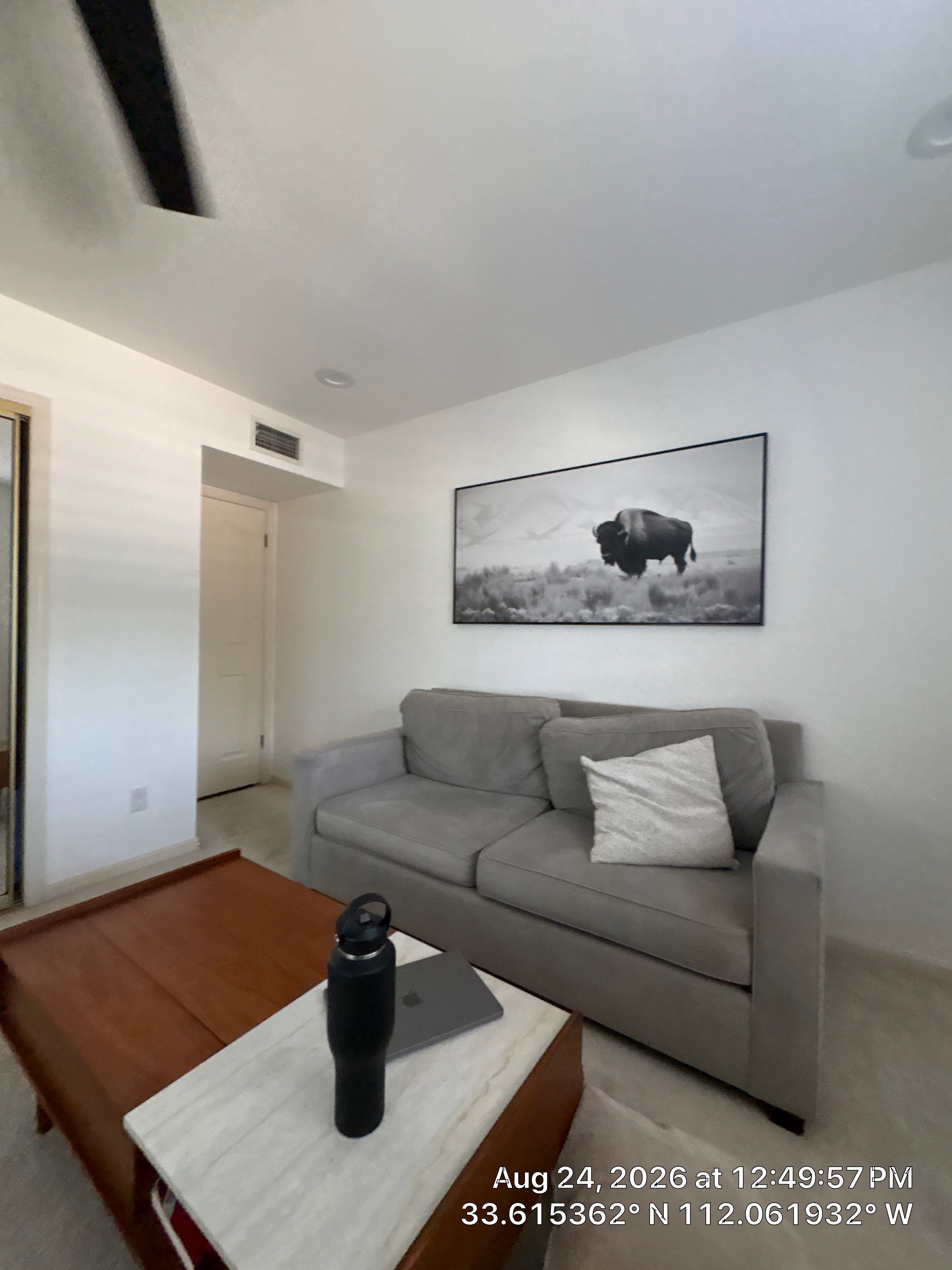 Home Office Renovation Featuring Custom Accent Wall in Phoenix by CompanyCam Sales Demo
