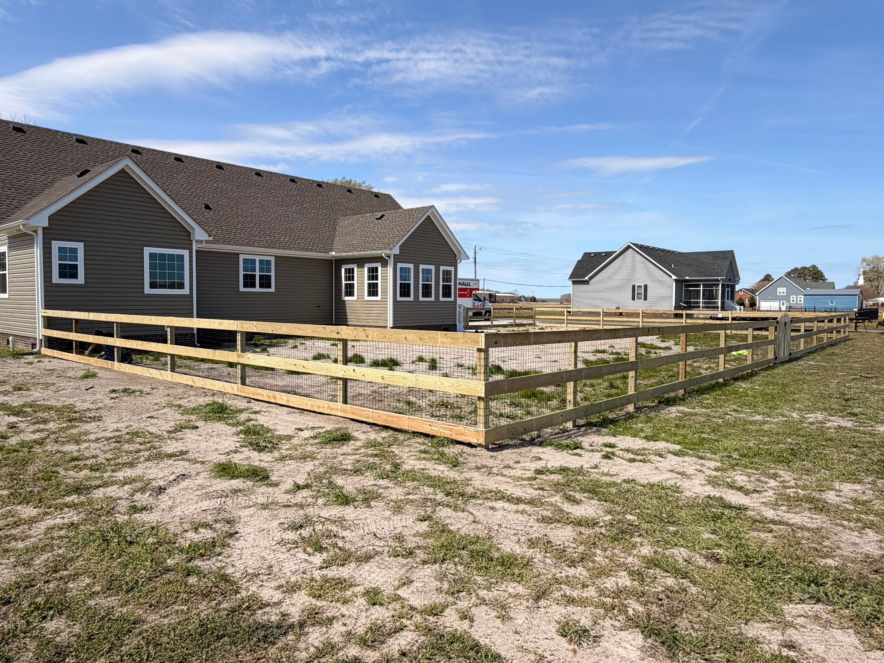 A Fence That Brings the Whole Yard Together by Tidewater Fence