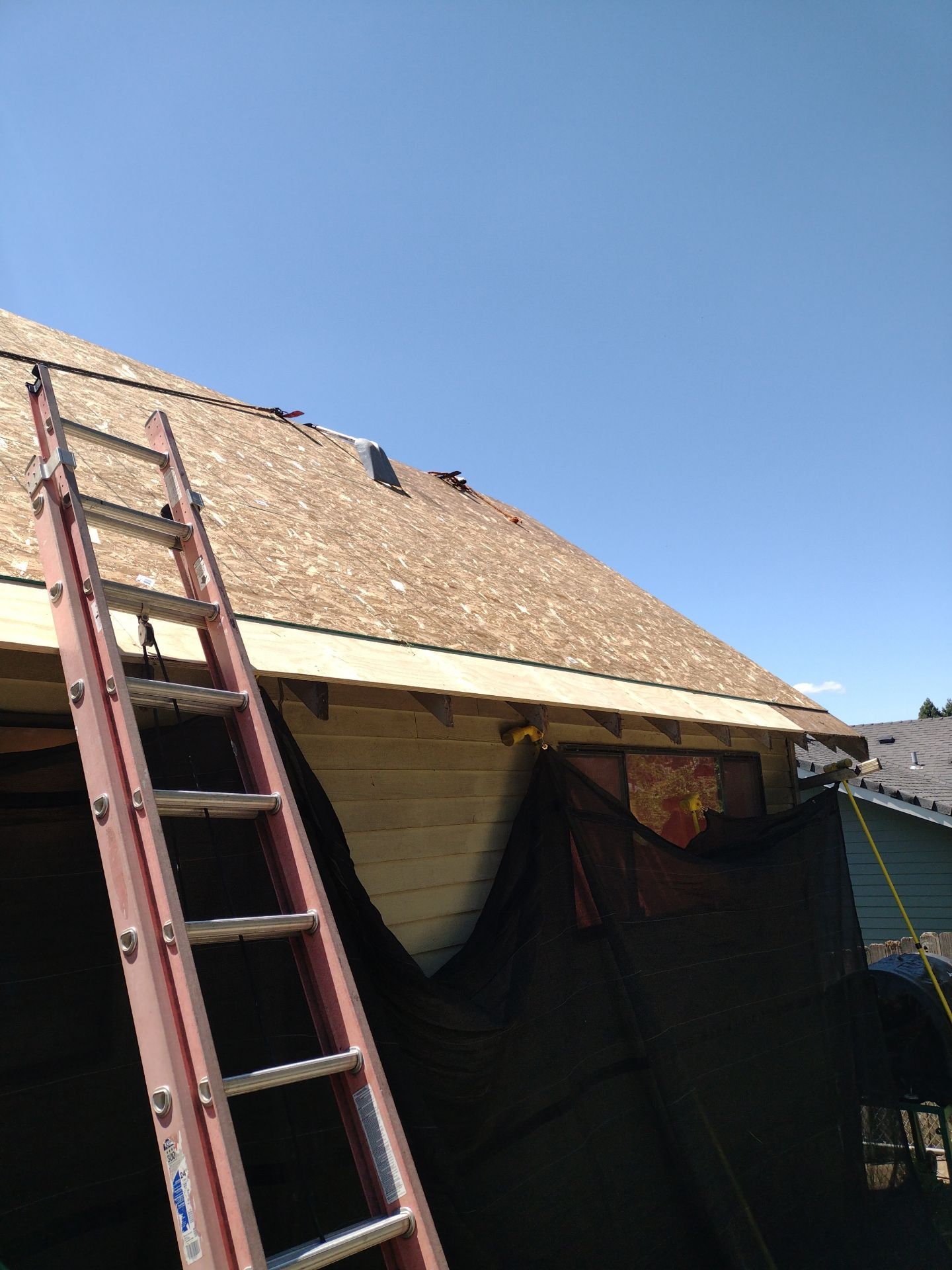 Residential Roofing Installation using IKO Dynasty (Color: Granite Black) by Orezona Building & Roofing Company, Inc.