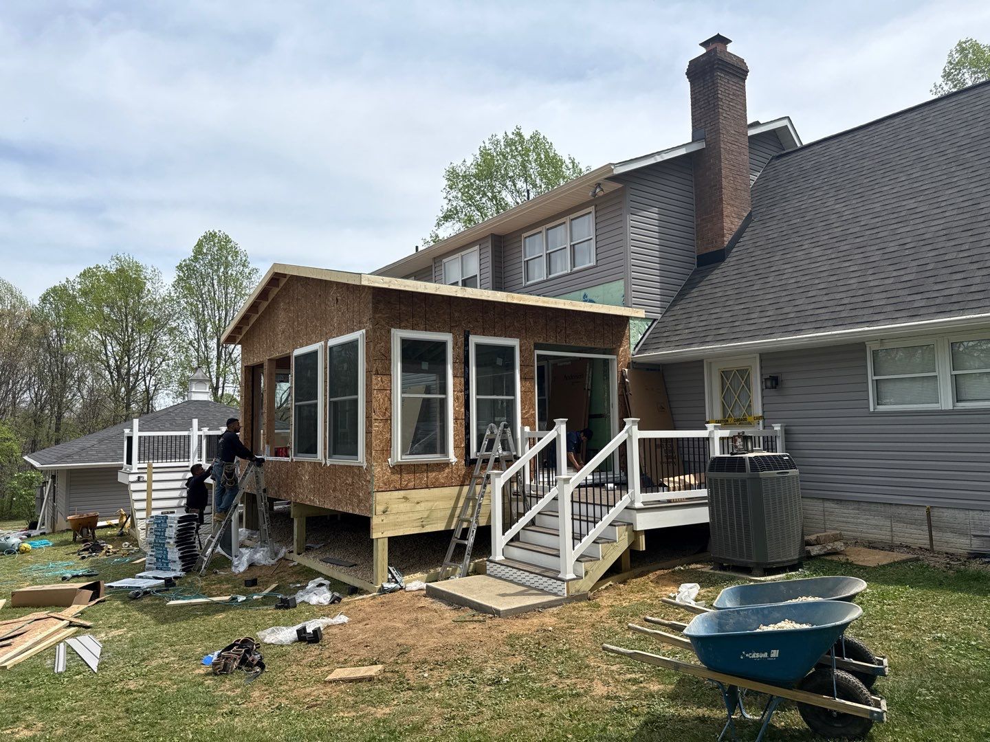 Addition & Deck  by Bec Construction Llc