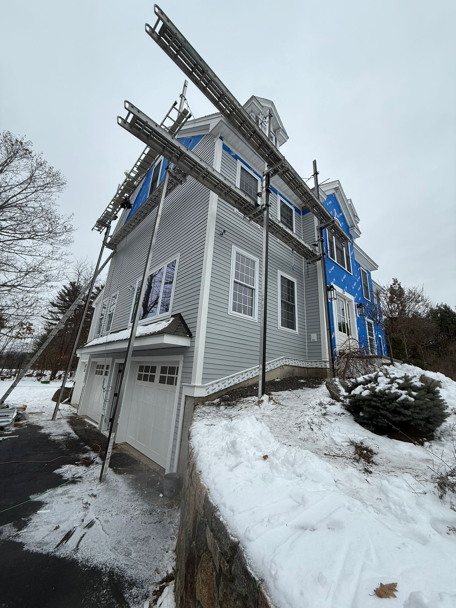 Complete Home Renovation with James Hardie® Clapboard & Shake Siding and Custom PVC Trim by Sensible Home Solutions
