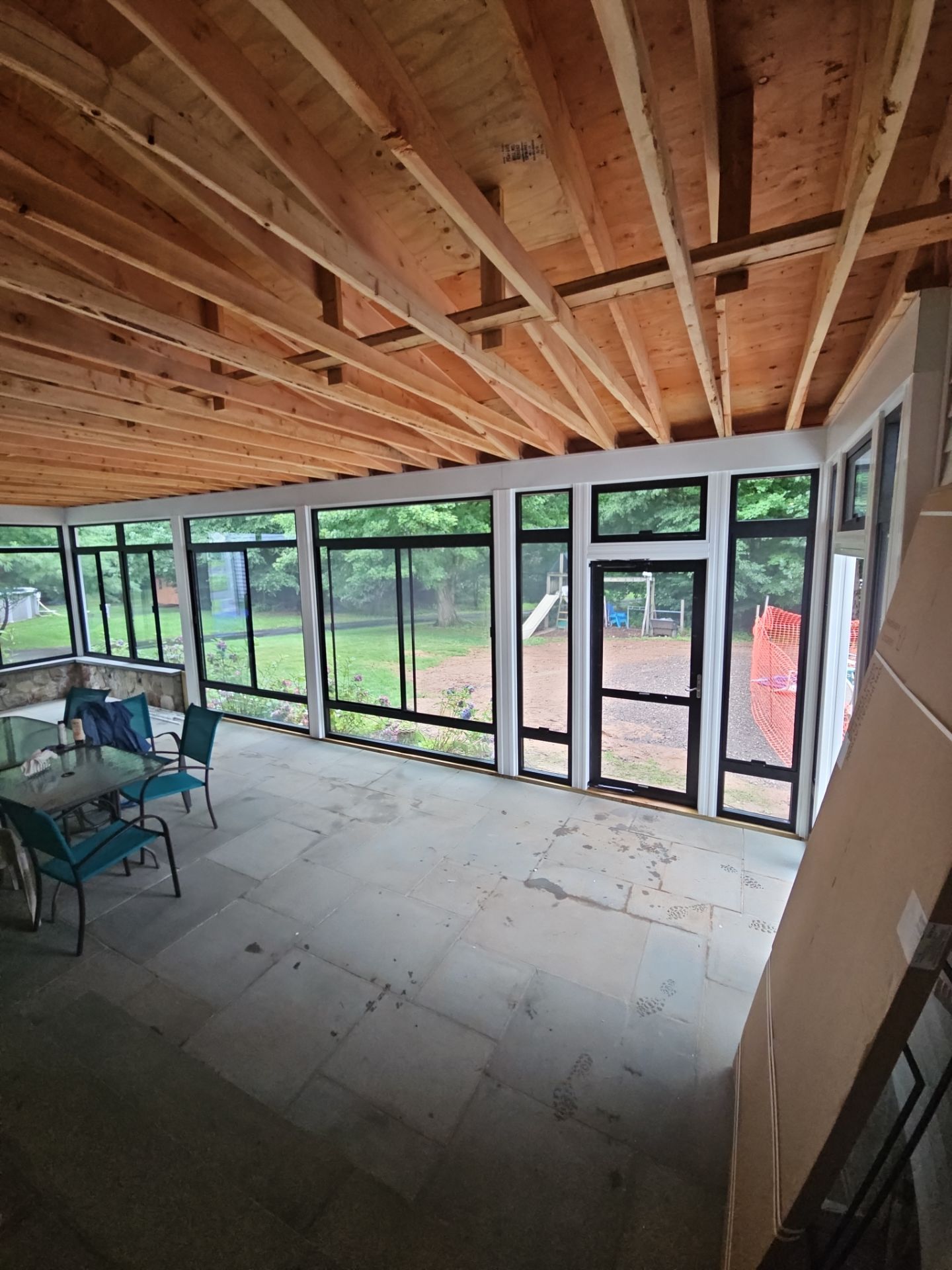 Summer Space Porch Enclosure by DiGiorgi Roofing and Siding Inc