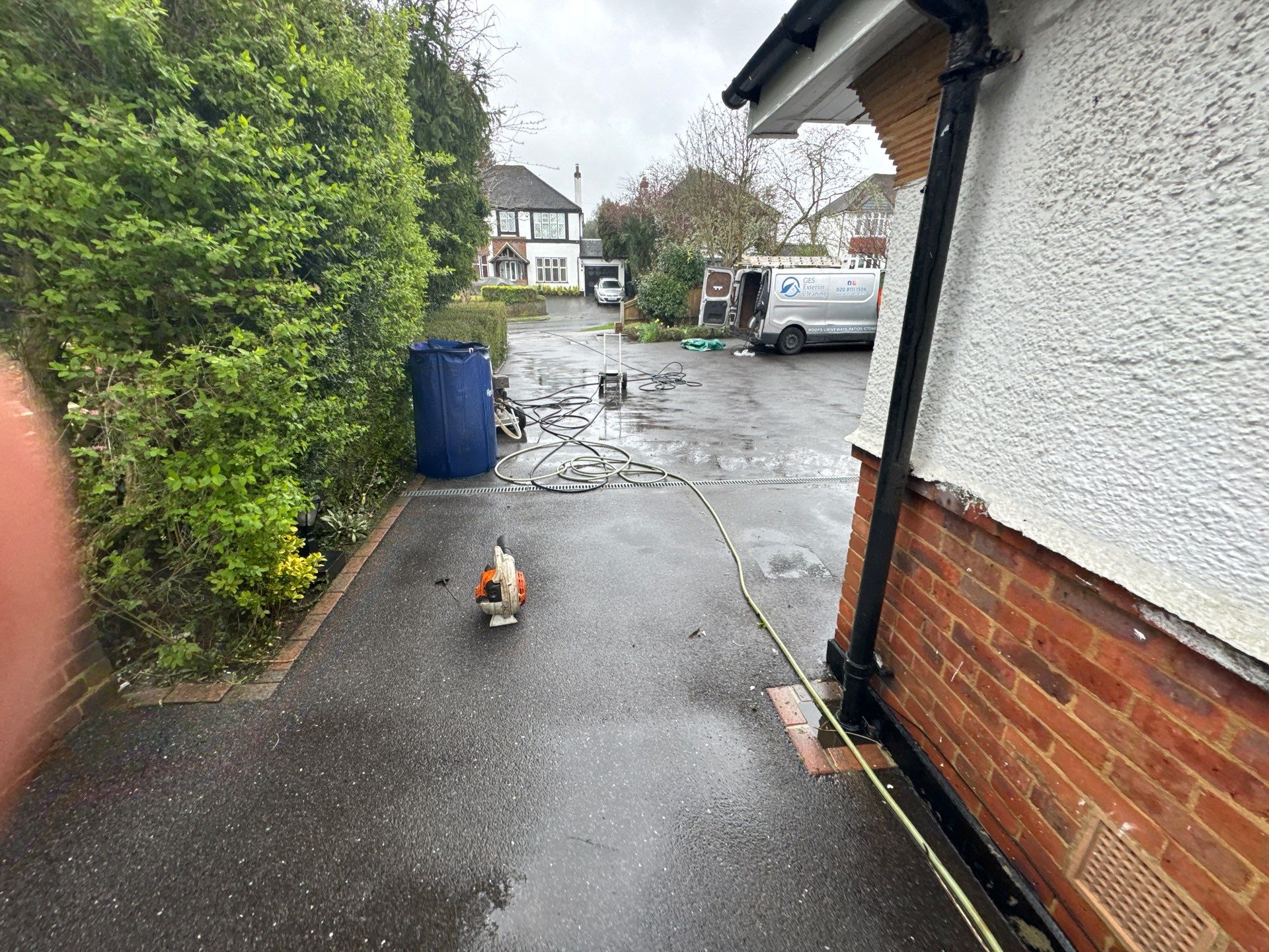 Exterior Clean - Roof - Patio - Driveway using honda 21 ltr/min by Ges Exterior Cleaning ltd