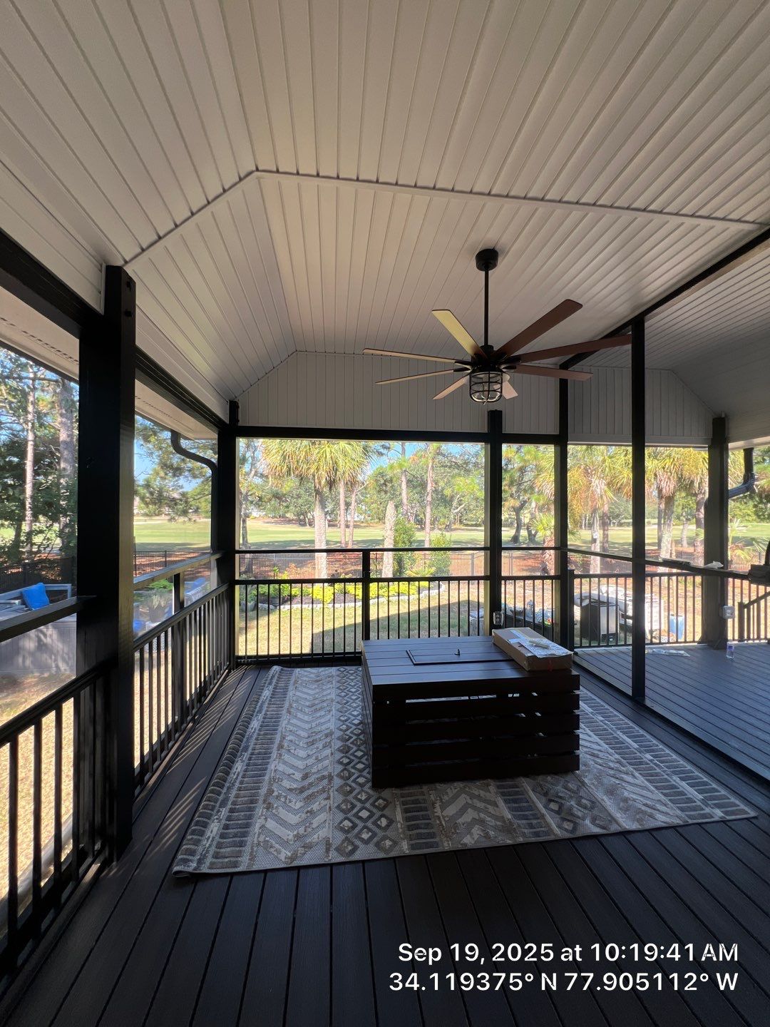 Back Porch Addition in Beau Rivage  by RGR Construction and Roofing, LLC