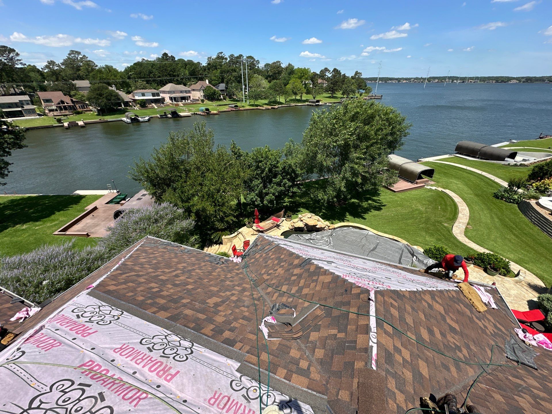 Project in Montgomery by Motion Roofing