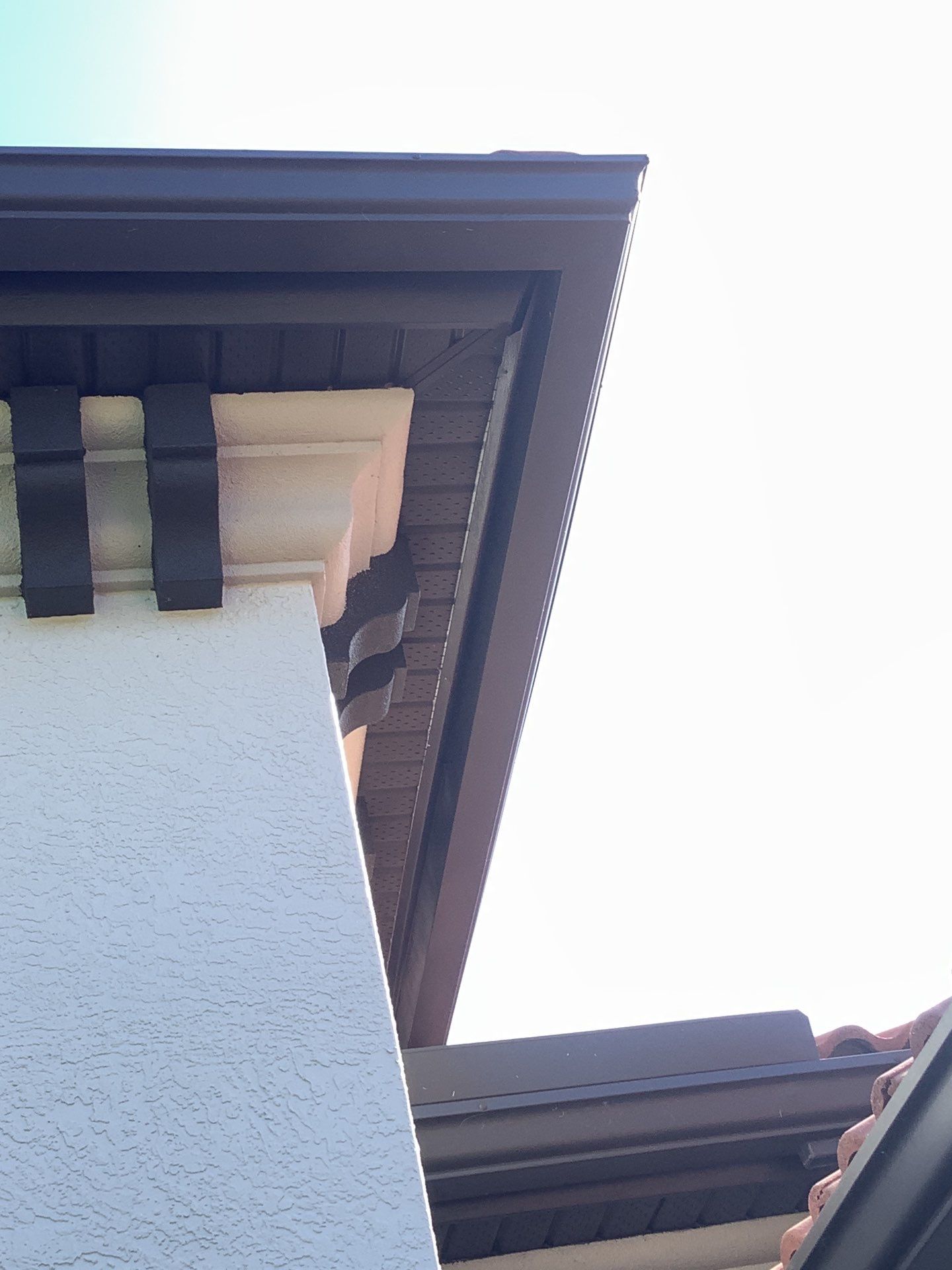Dark Soffit and Fascia Repair in Lakewood Ranch FL by Gutter Professors