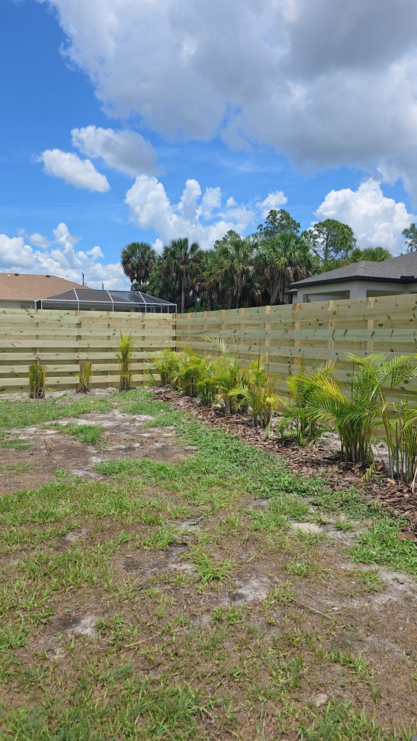 Horizontal Shadowbox Wood in North Port by True Fence LLC