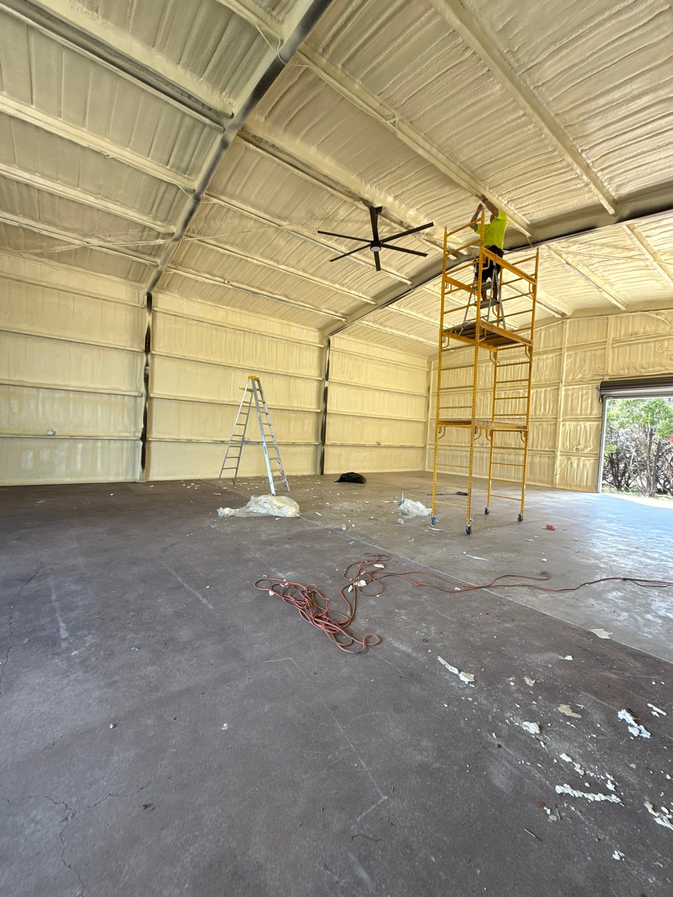 2" close cell metal shop by Apex Insulation Solutions