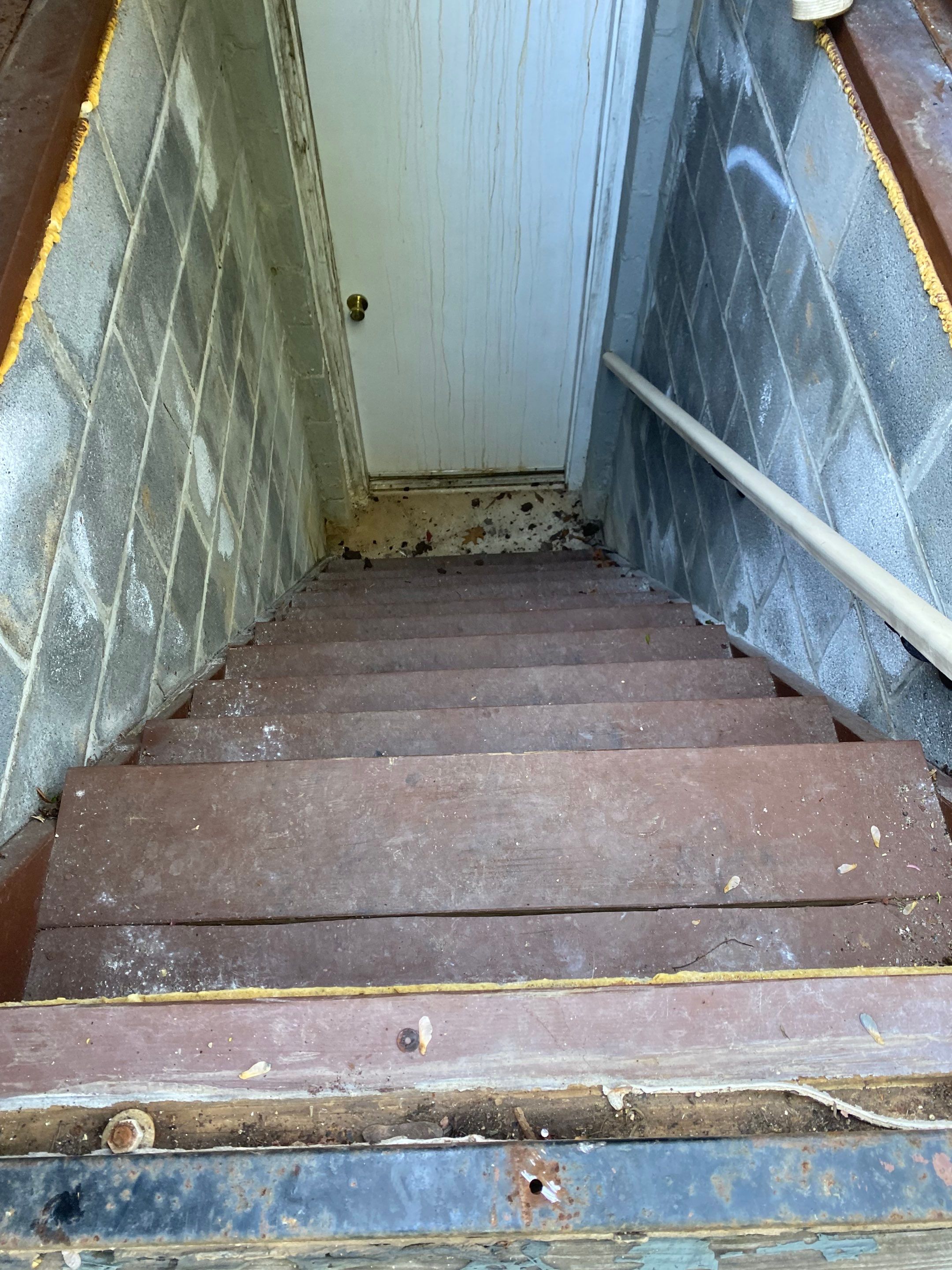 New Bilco doors to basement & new front porch posts by The Smet Companies, LLC