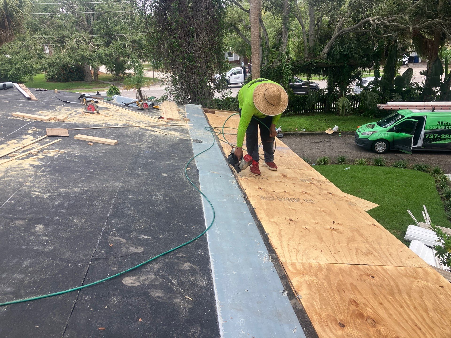 Project in St. Petersburg 33710 by Mitchell Roofing Company LLC