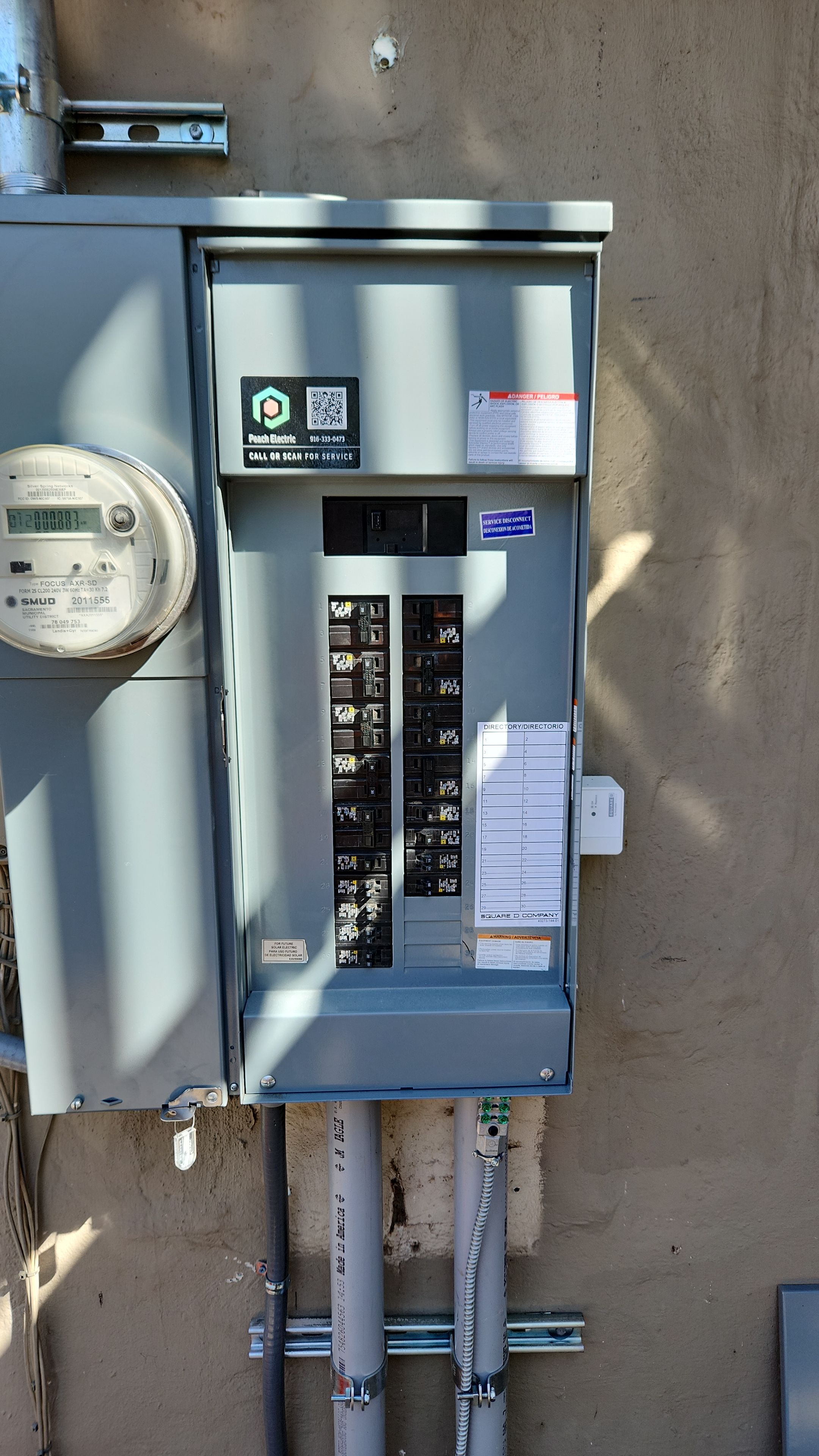 Solar Ready 200a Panel Upgrade by Peach Electric Inc