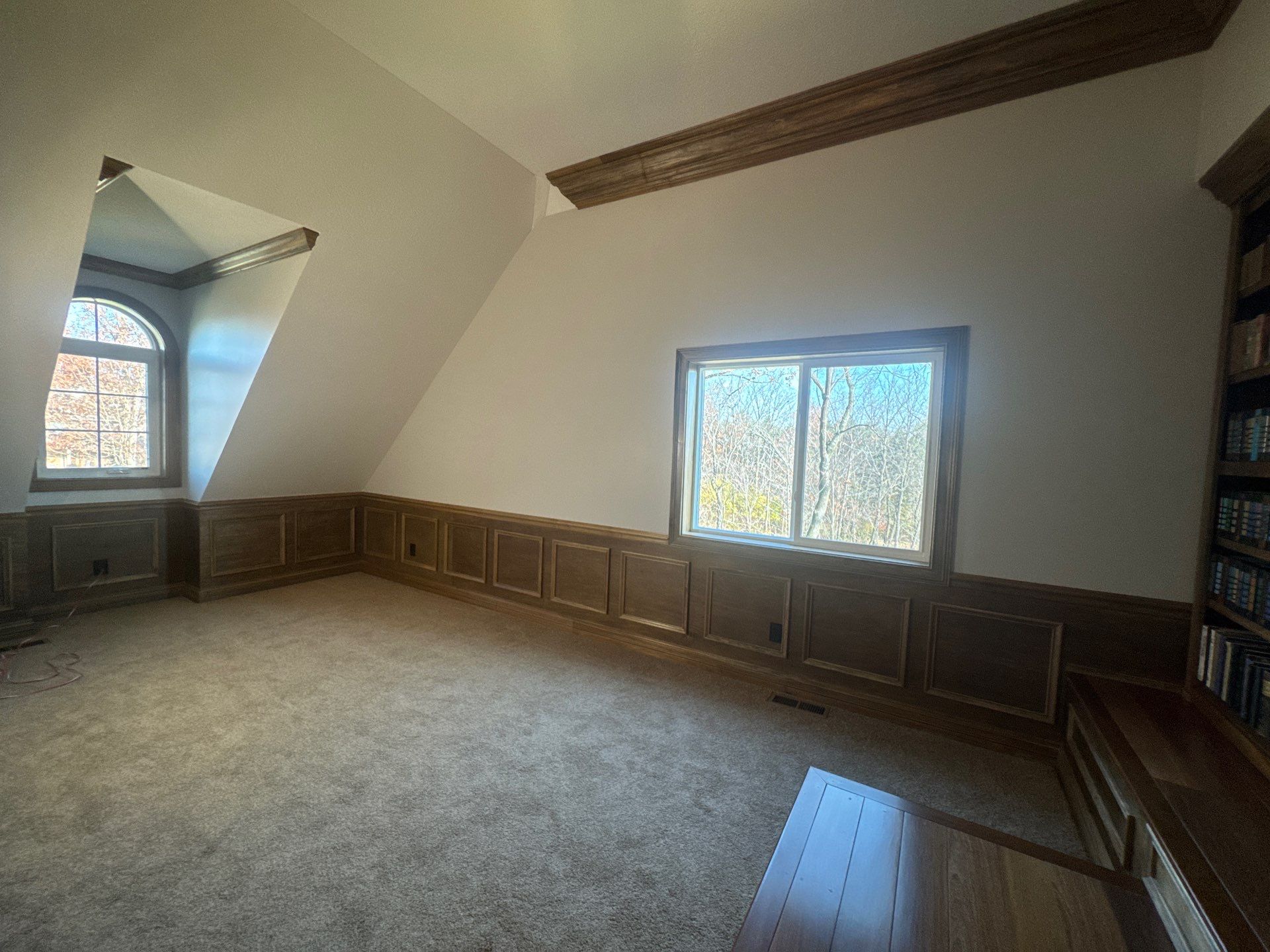 Office / Library Remodel by Farmer Home Solutions