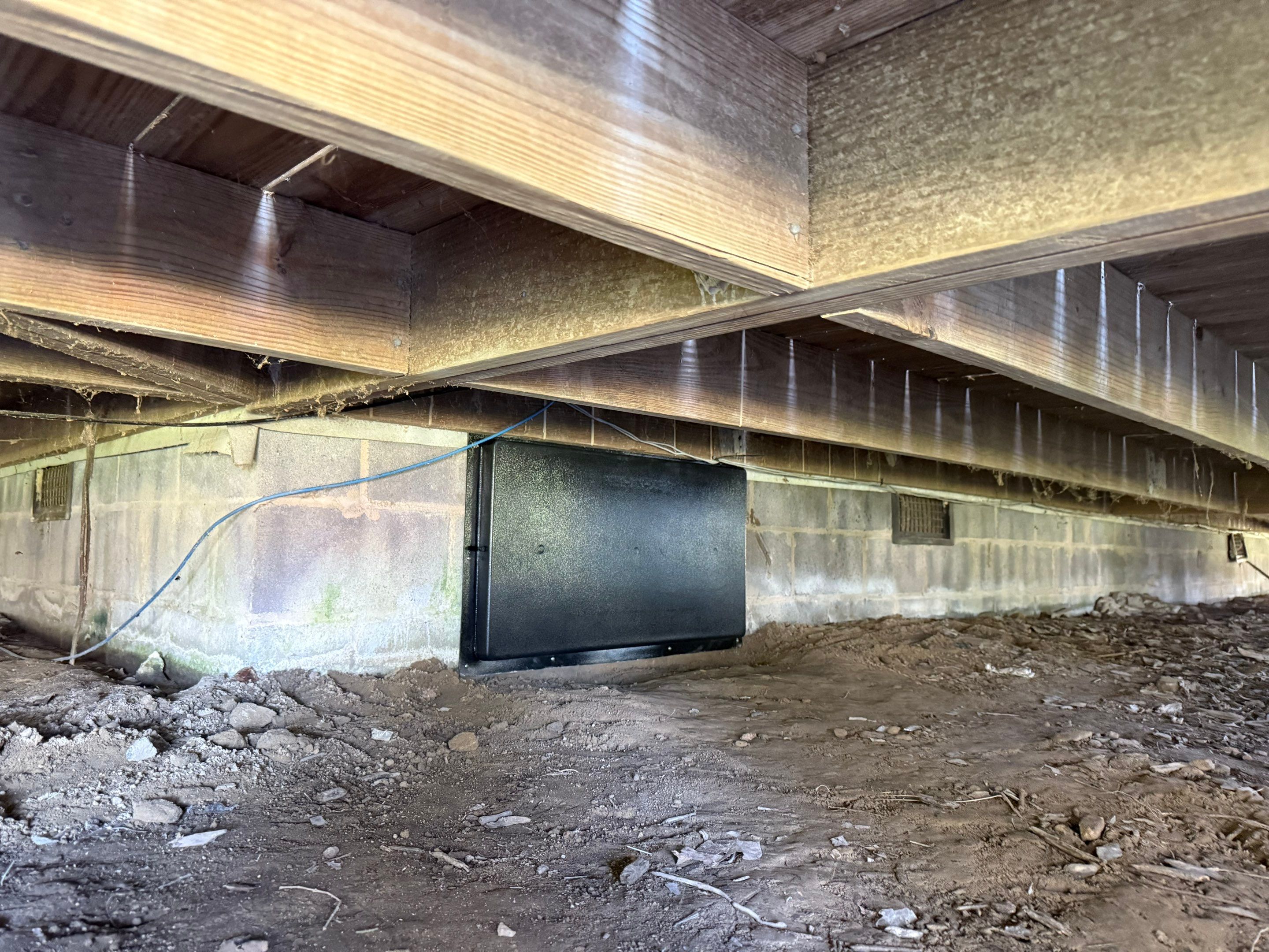 Project in Carrsville by Patriot Crawl Space Repairs