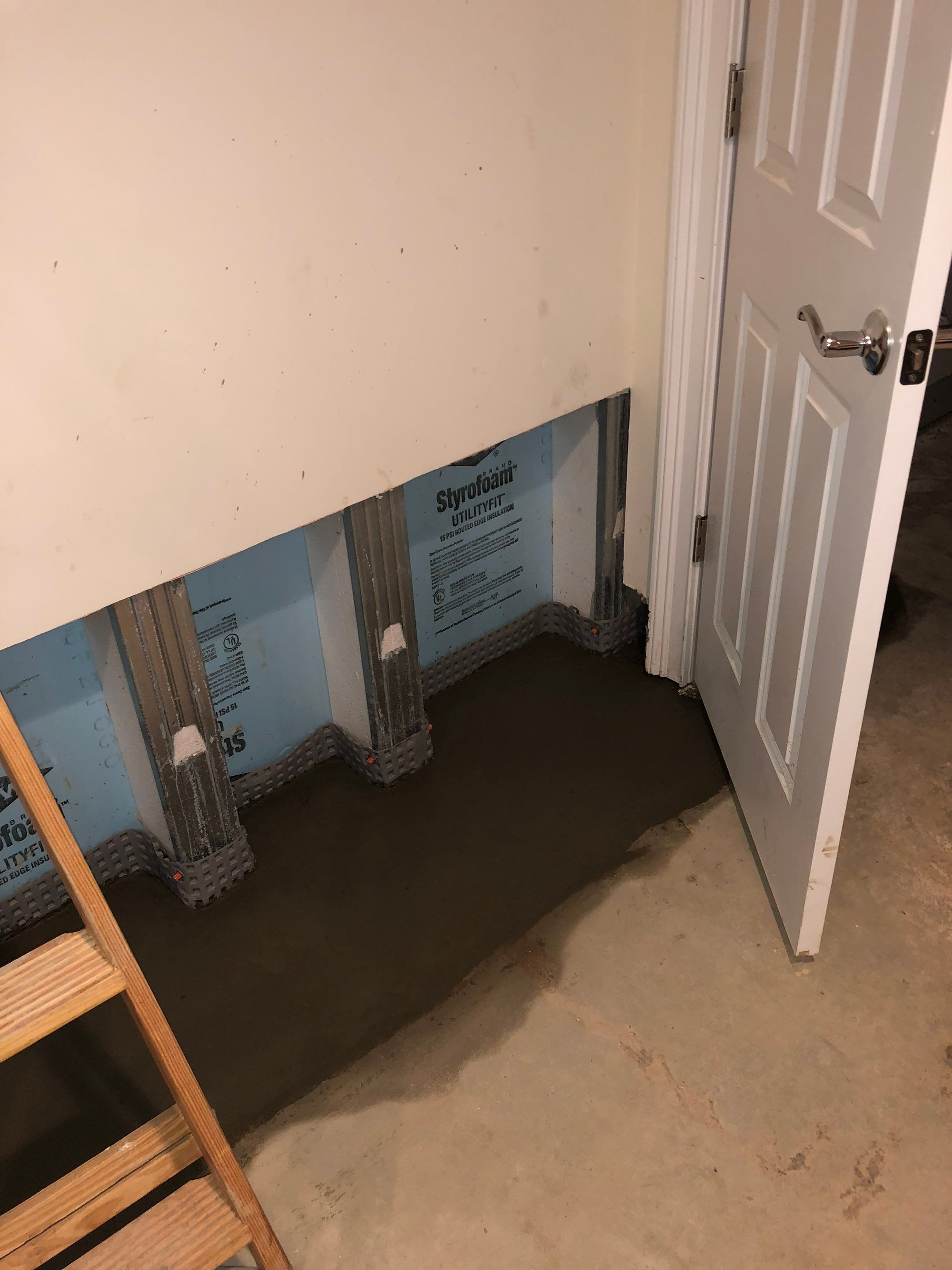Interior French Drain Job in Summit, NJ by Pure Service Pro, LLC 