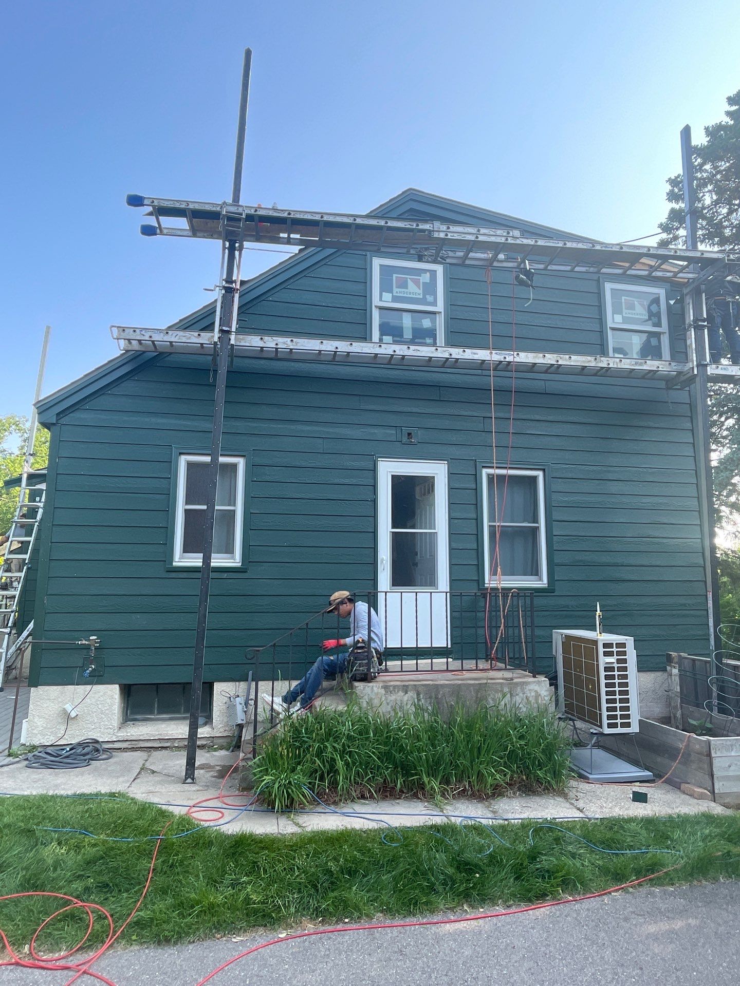 St. Louis Park Roof & Siding Replacement – LP Smartside, Mule-Hide Modified Bitumen, Edco Soffit & Fascia by First Impressions Exteriors