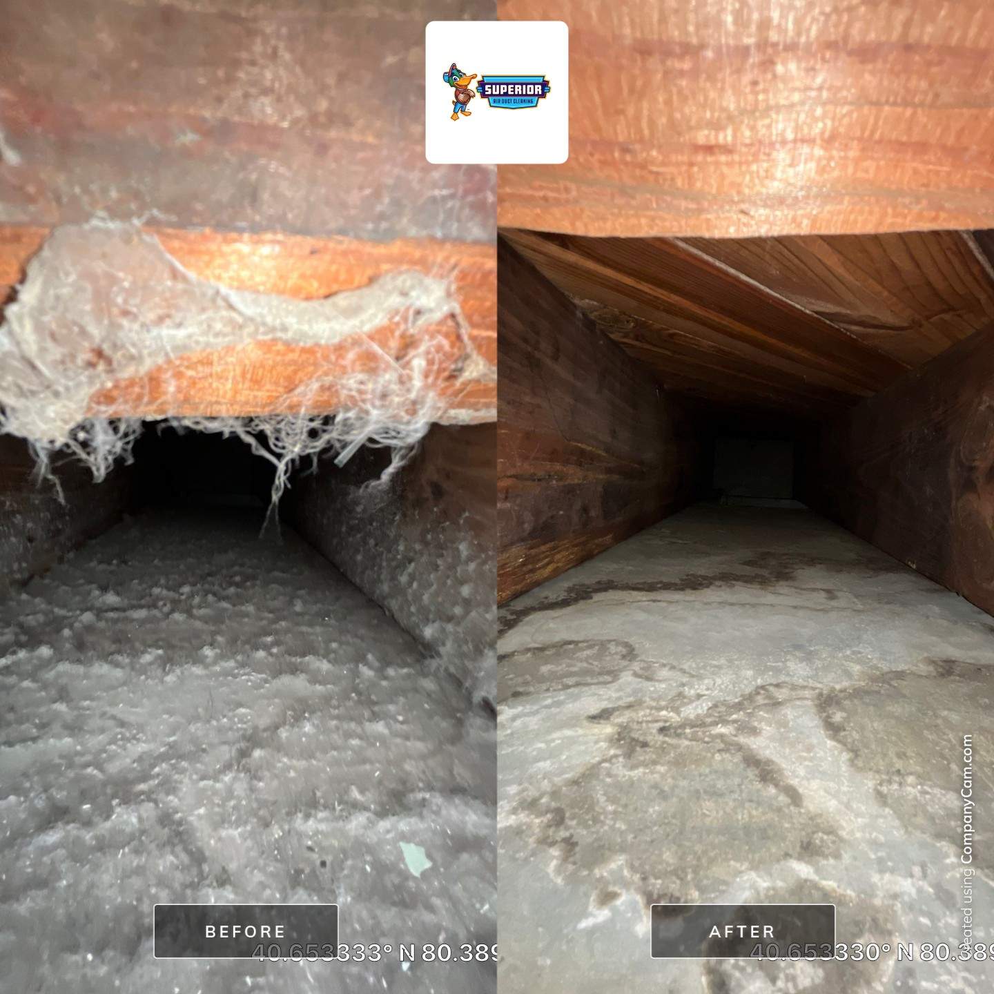 Air Duct Cleaning With a Vacuum Truck in Midland, PA by Superior Air Duct Cleaning